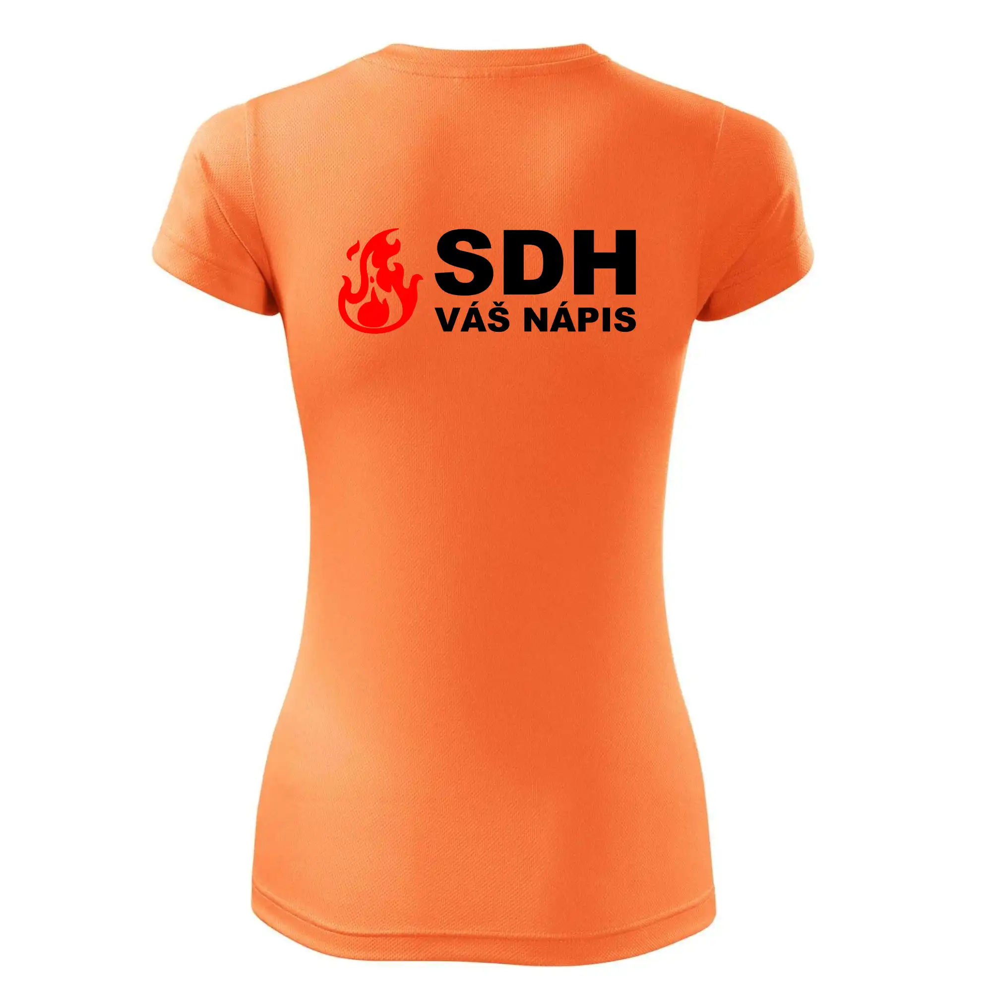 SDH nápis (oheň, název sboru - vlastní nápis)