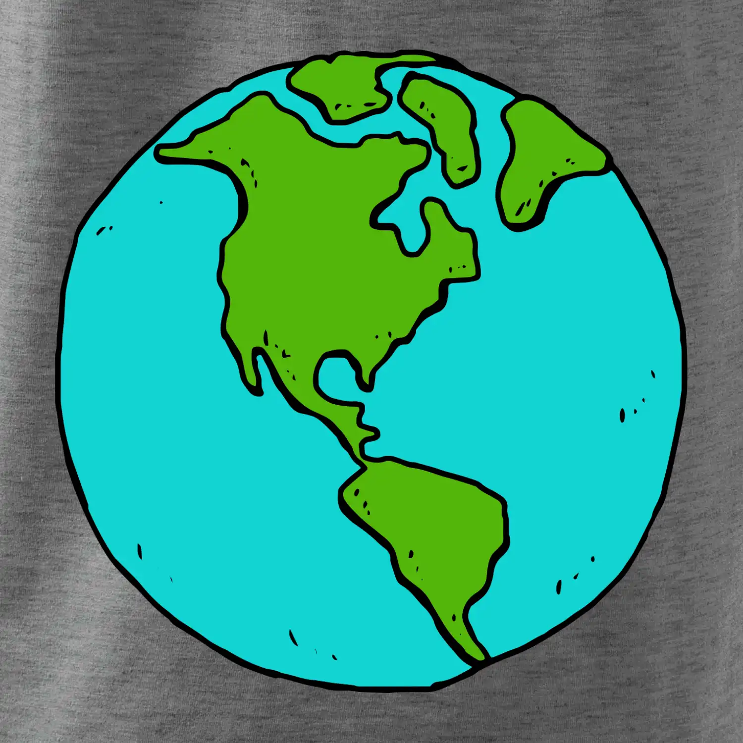 Planeta na prsu - Amerika