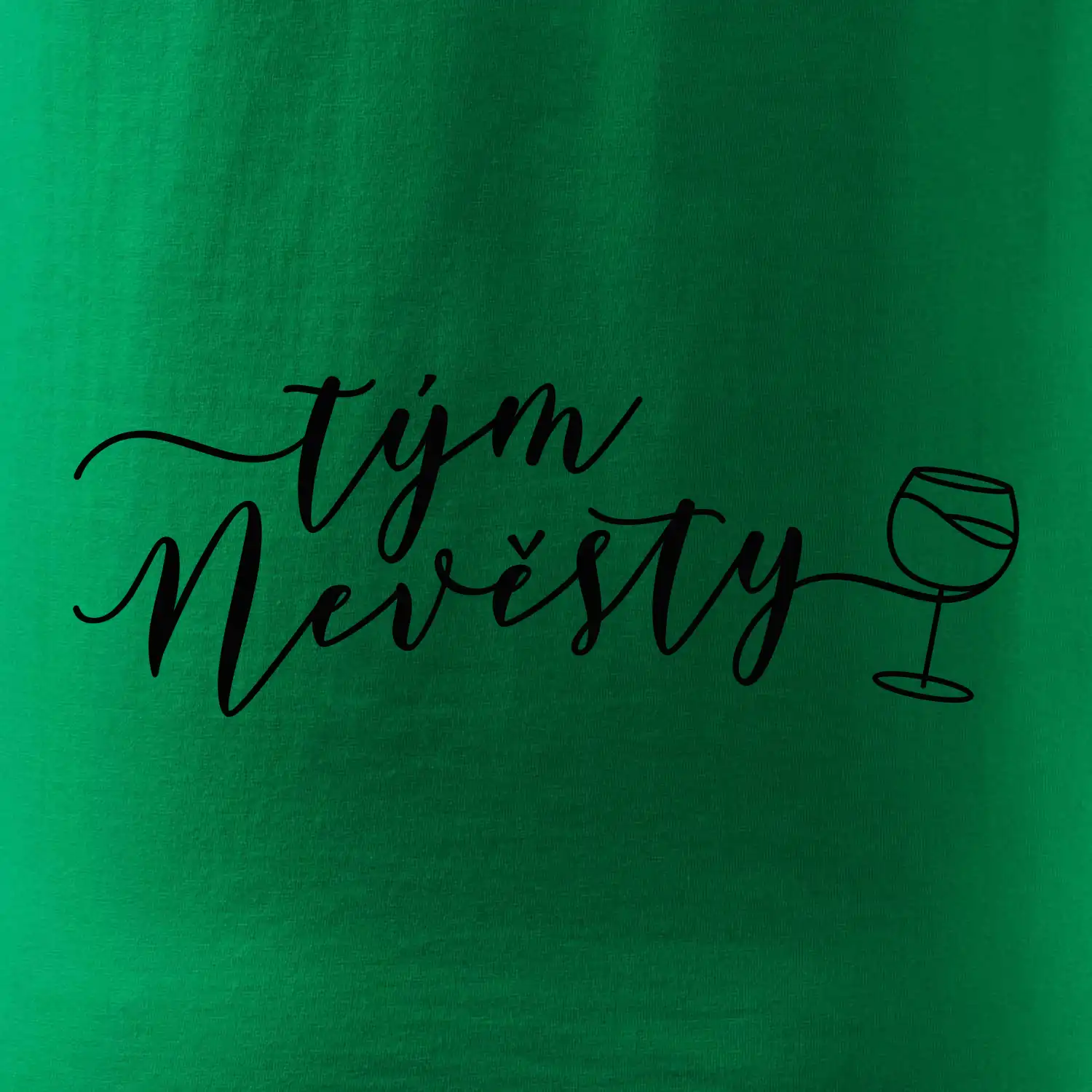 Tým nevěsty červené víno