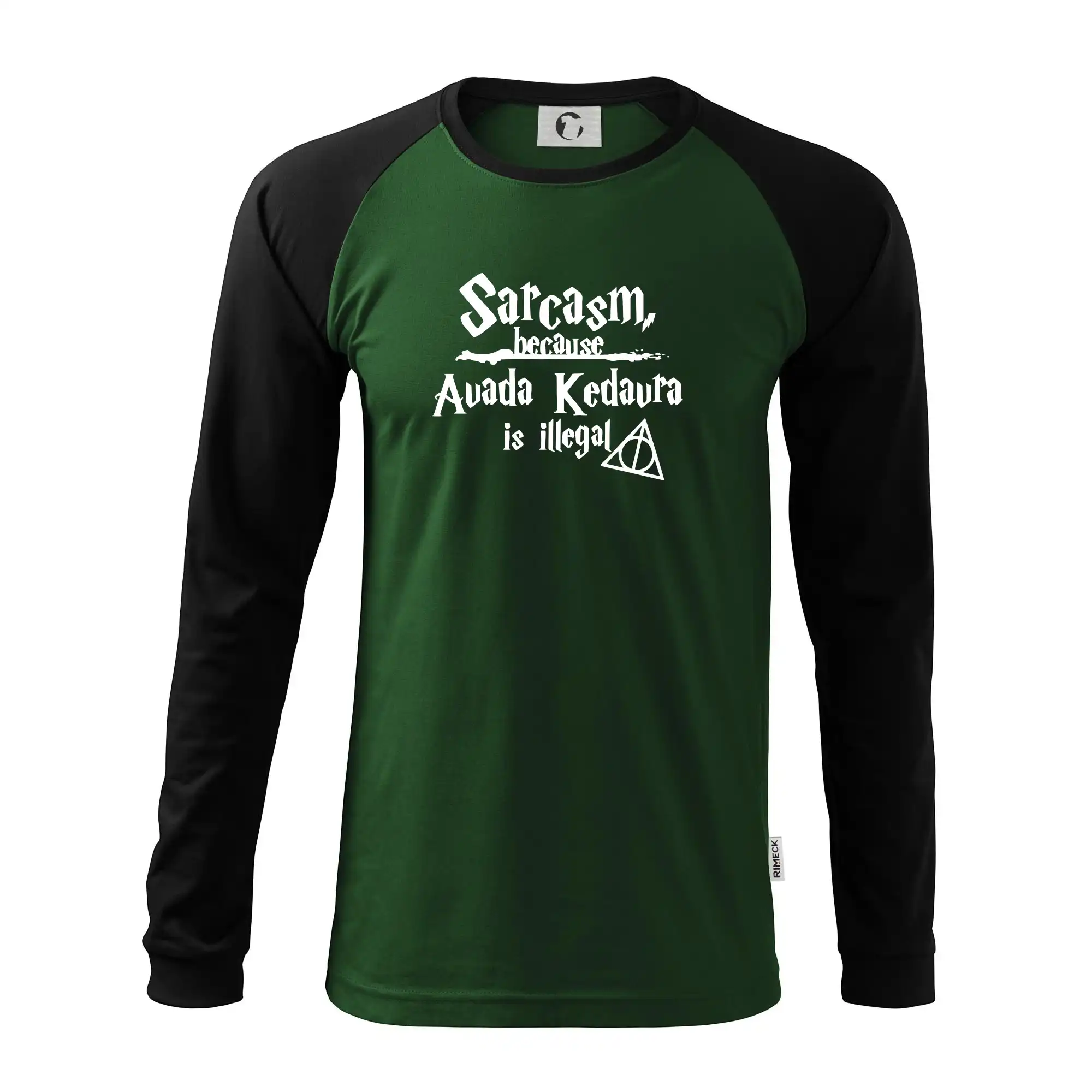Harry - Sarcasm, because Avada Kedavra is illegal