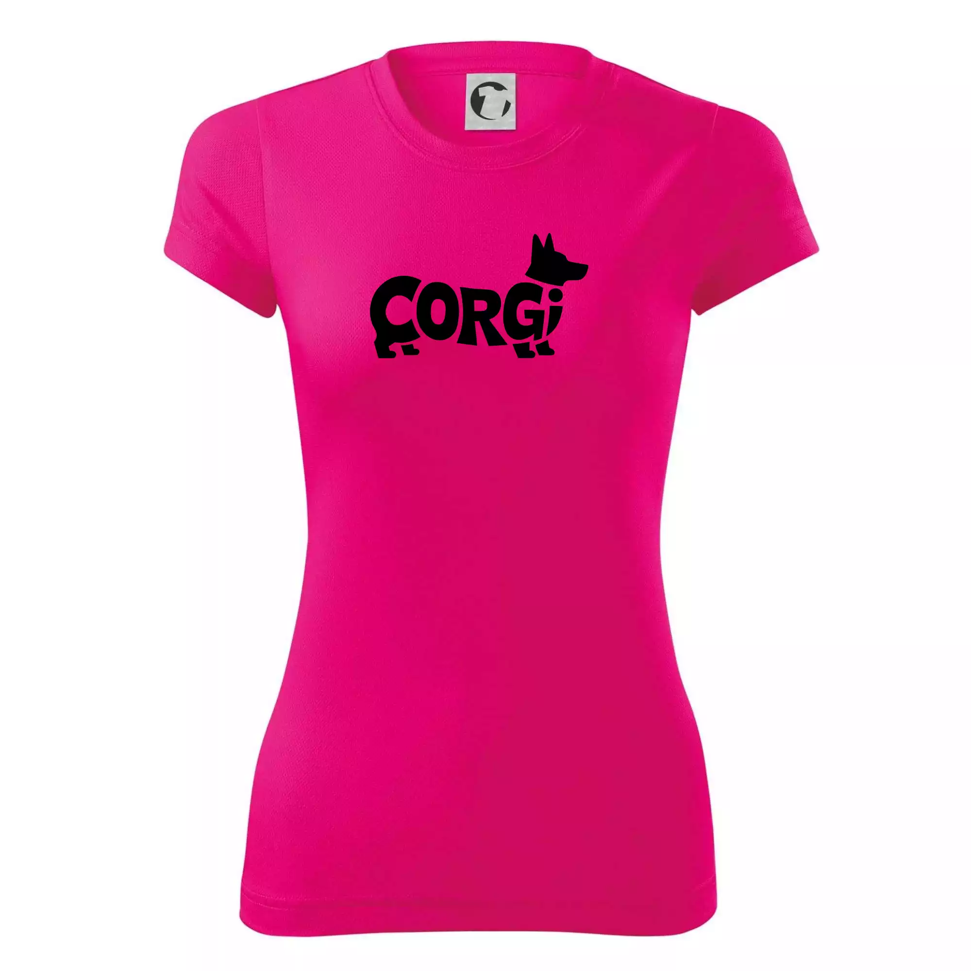 Corgi nápis v těle