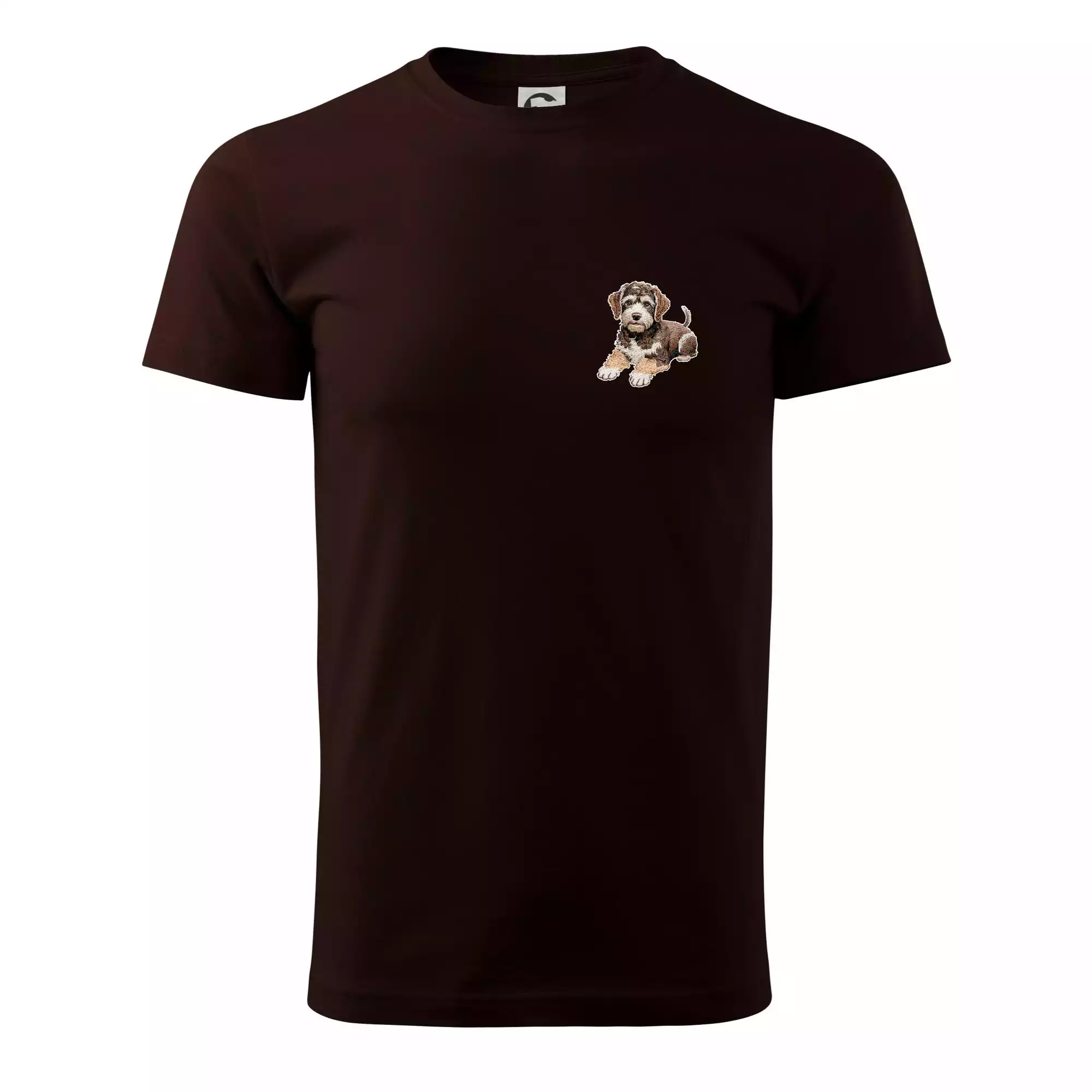 Lagotto romagnolo ležicí vyšívaný na prsu