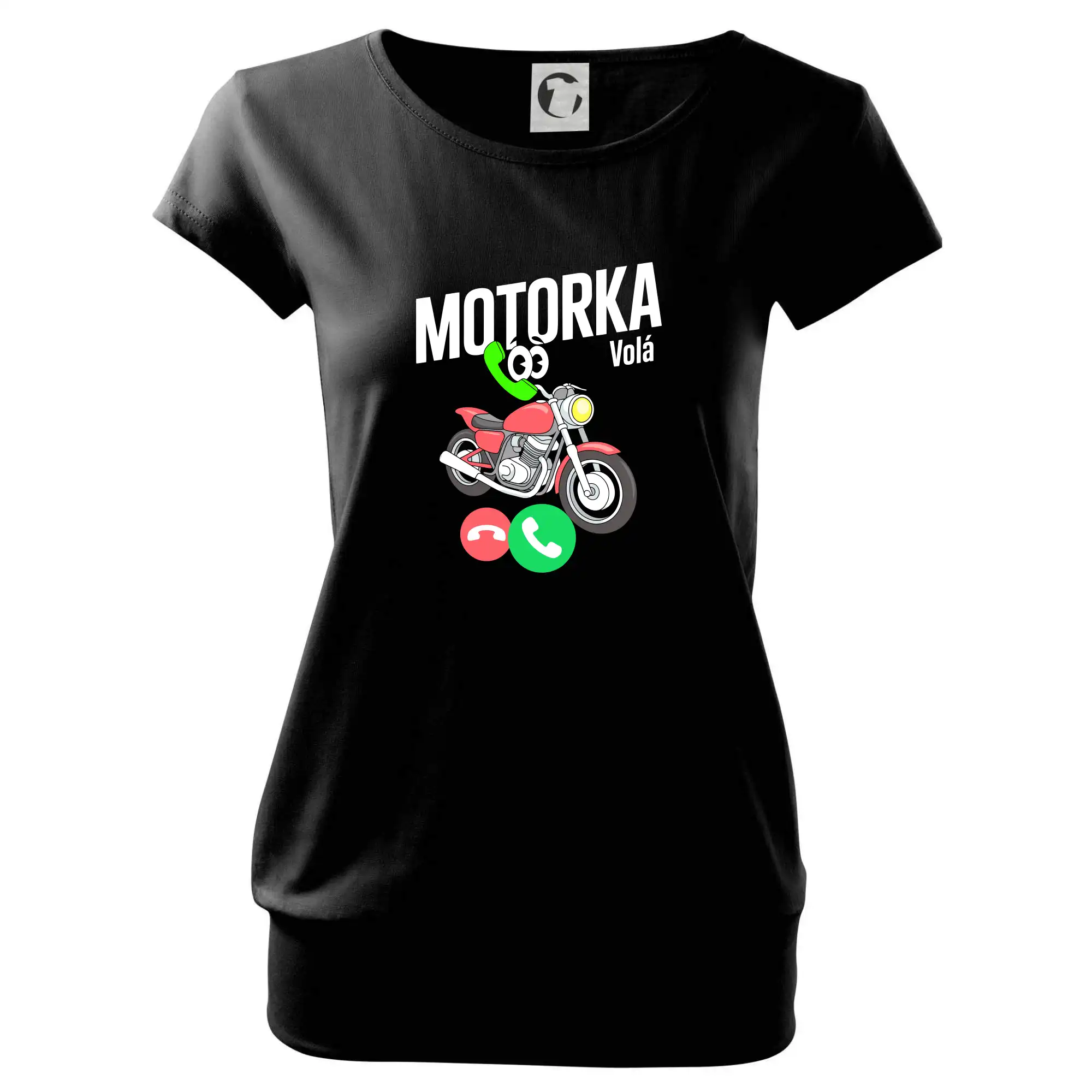 Karikatura motorka silnice volá