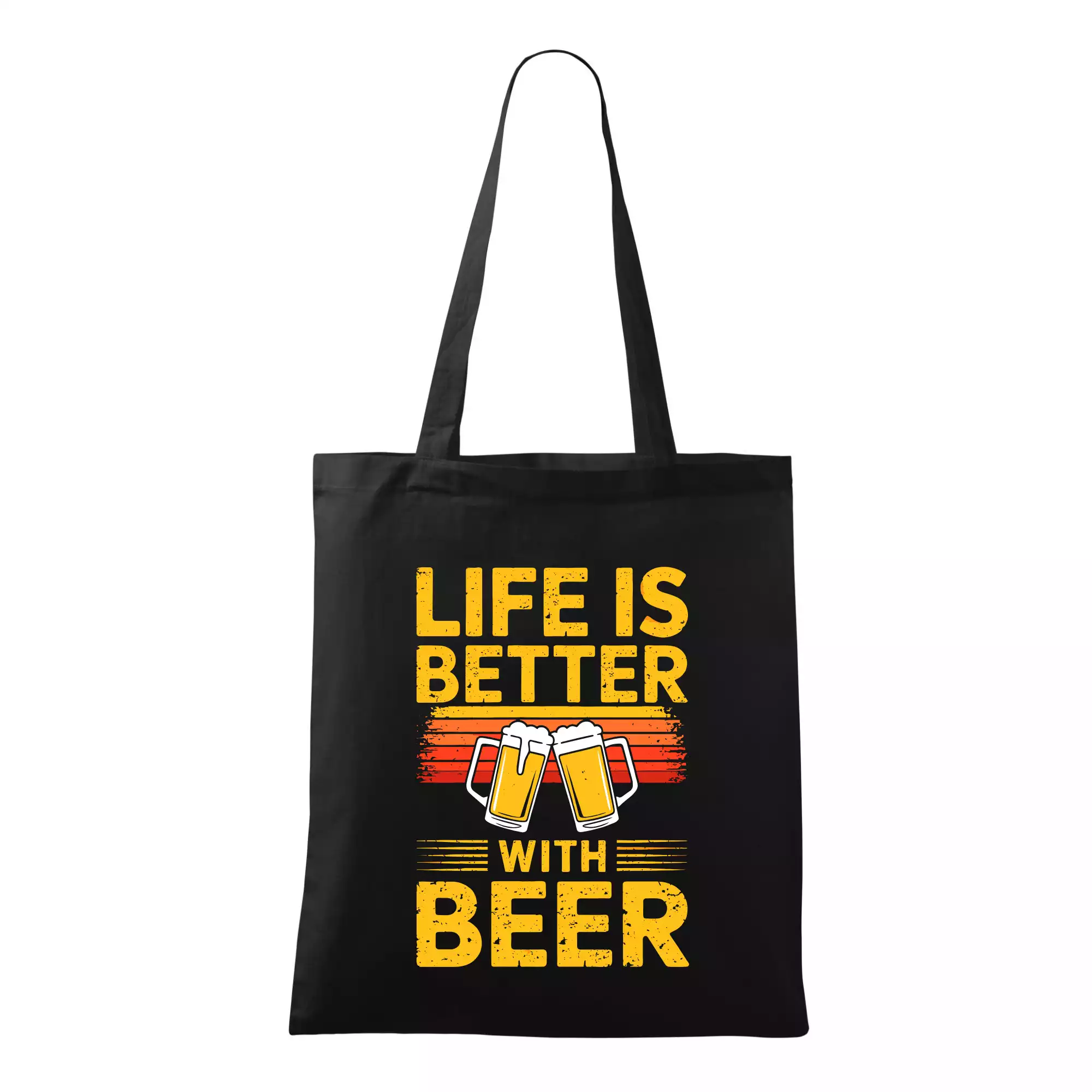 Life is better with beer - oranžové