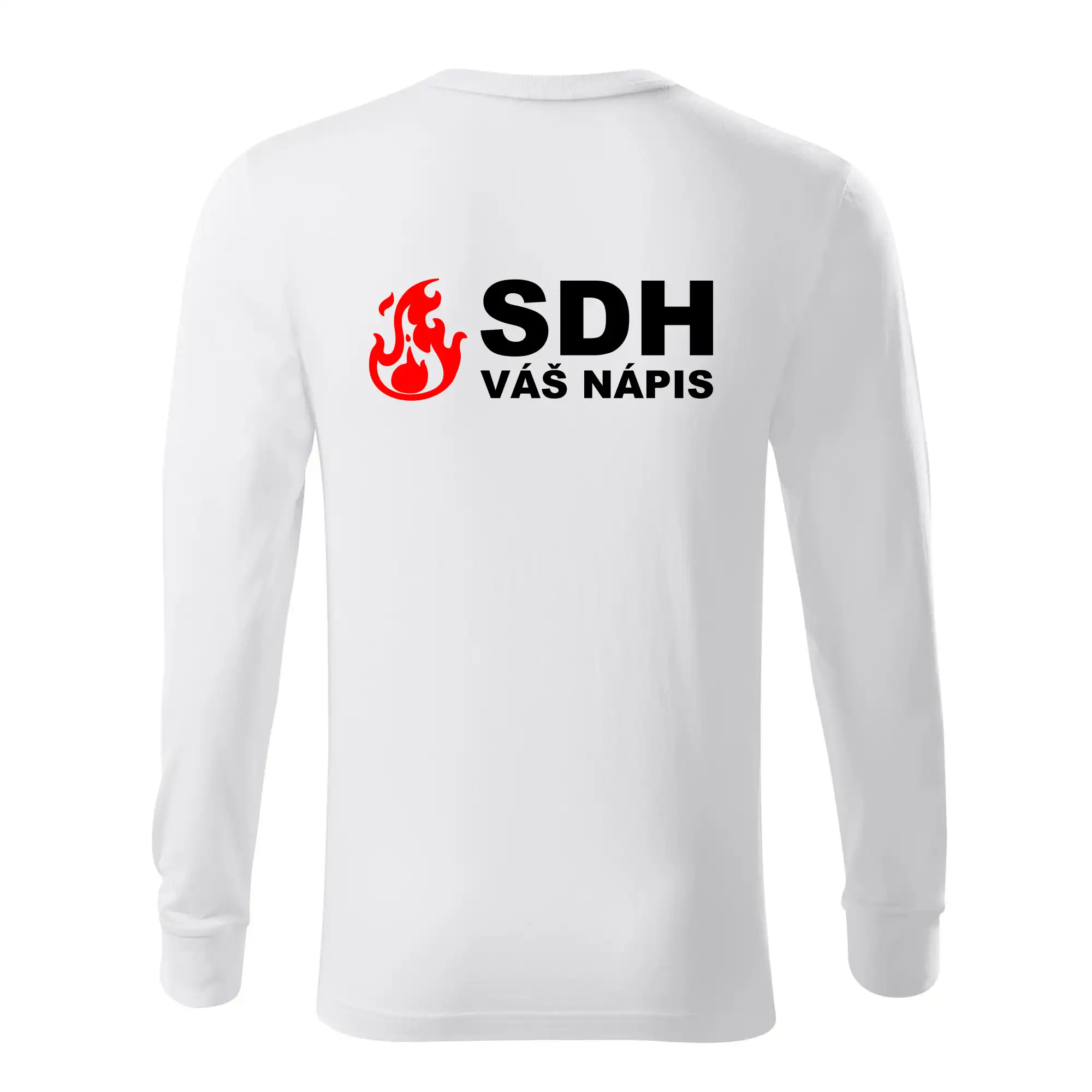 SDH nápis (oheň, firesport, název sboru - vlastní nápis)