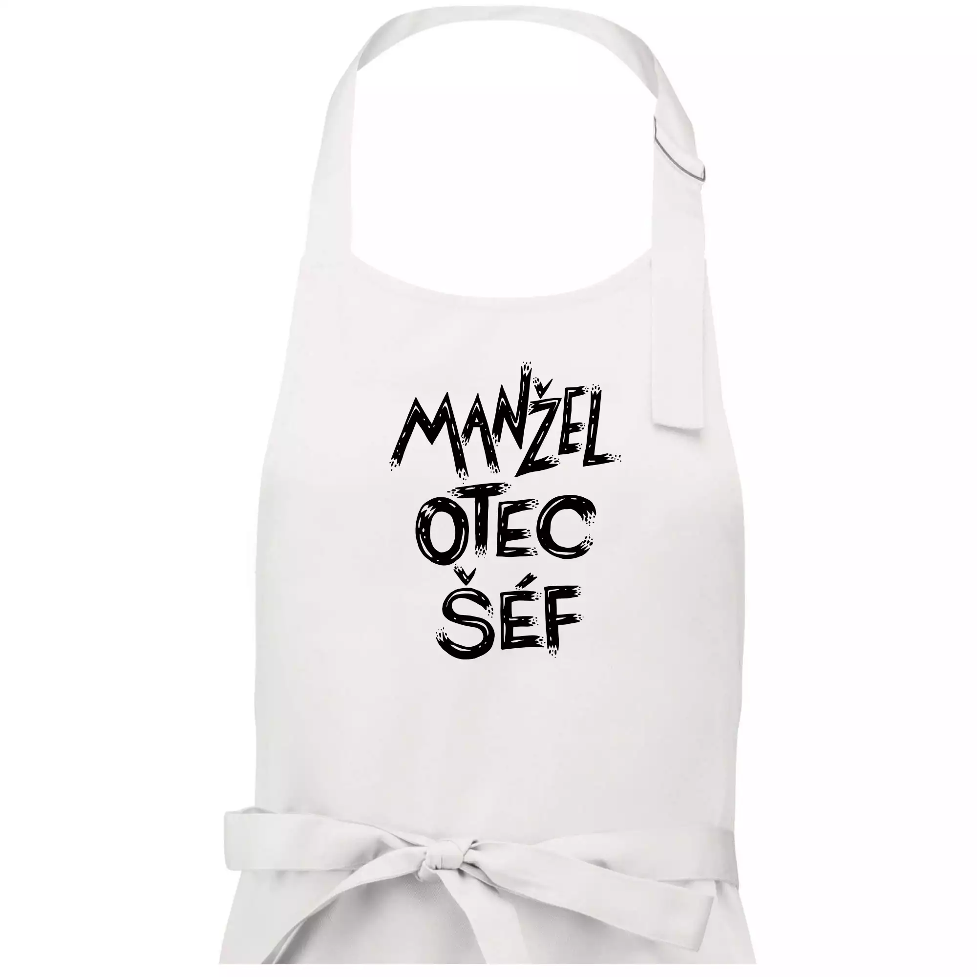 Manžel otec šéf - nápis štětkou (Pecka design)