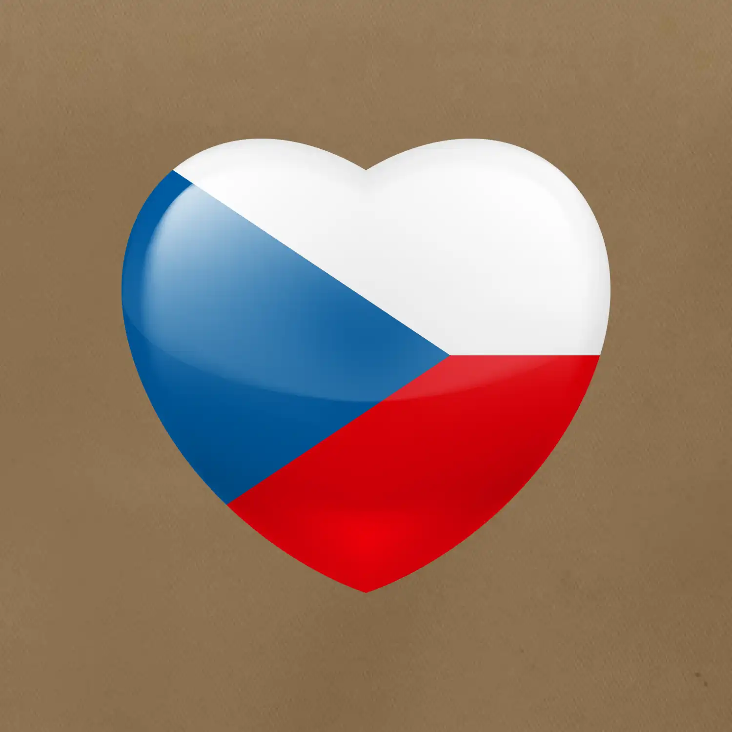Česká vlajka srdce