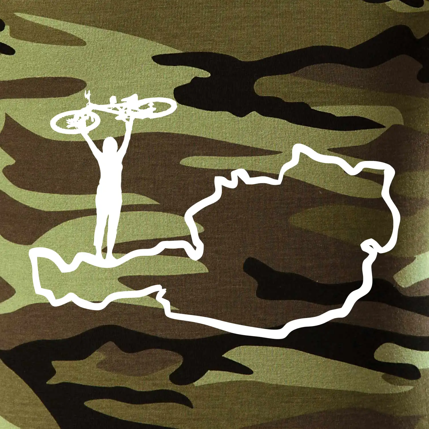 Cyklistka - Mapa Rakouska
