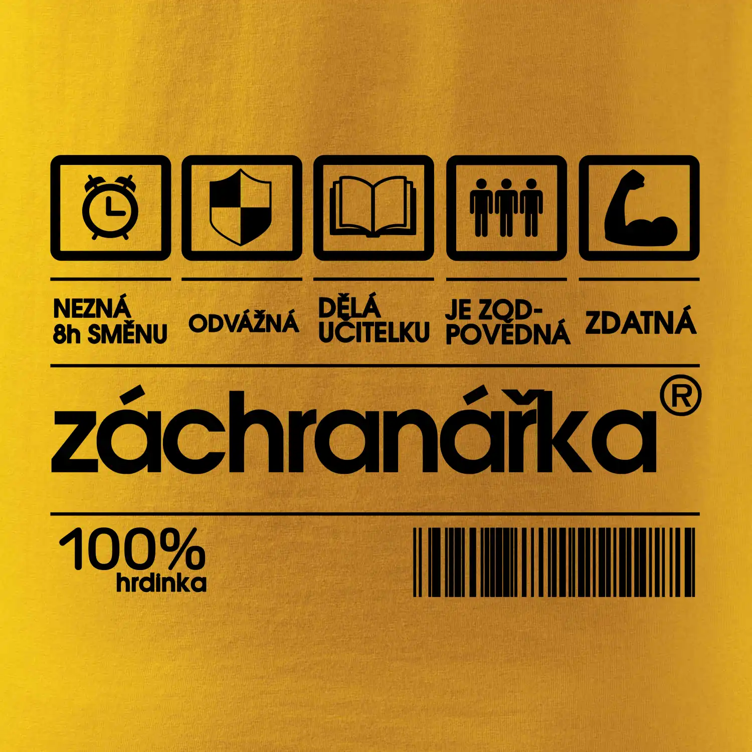 Čárový kód záchranářka