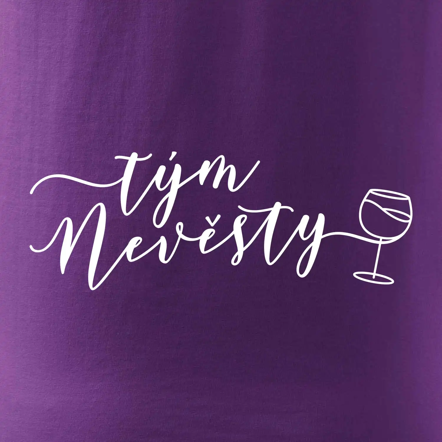 Tým nevěsty červené víno