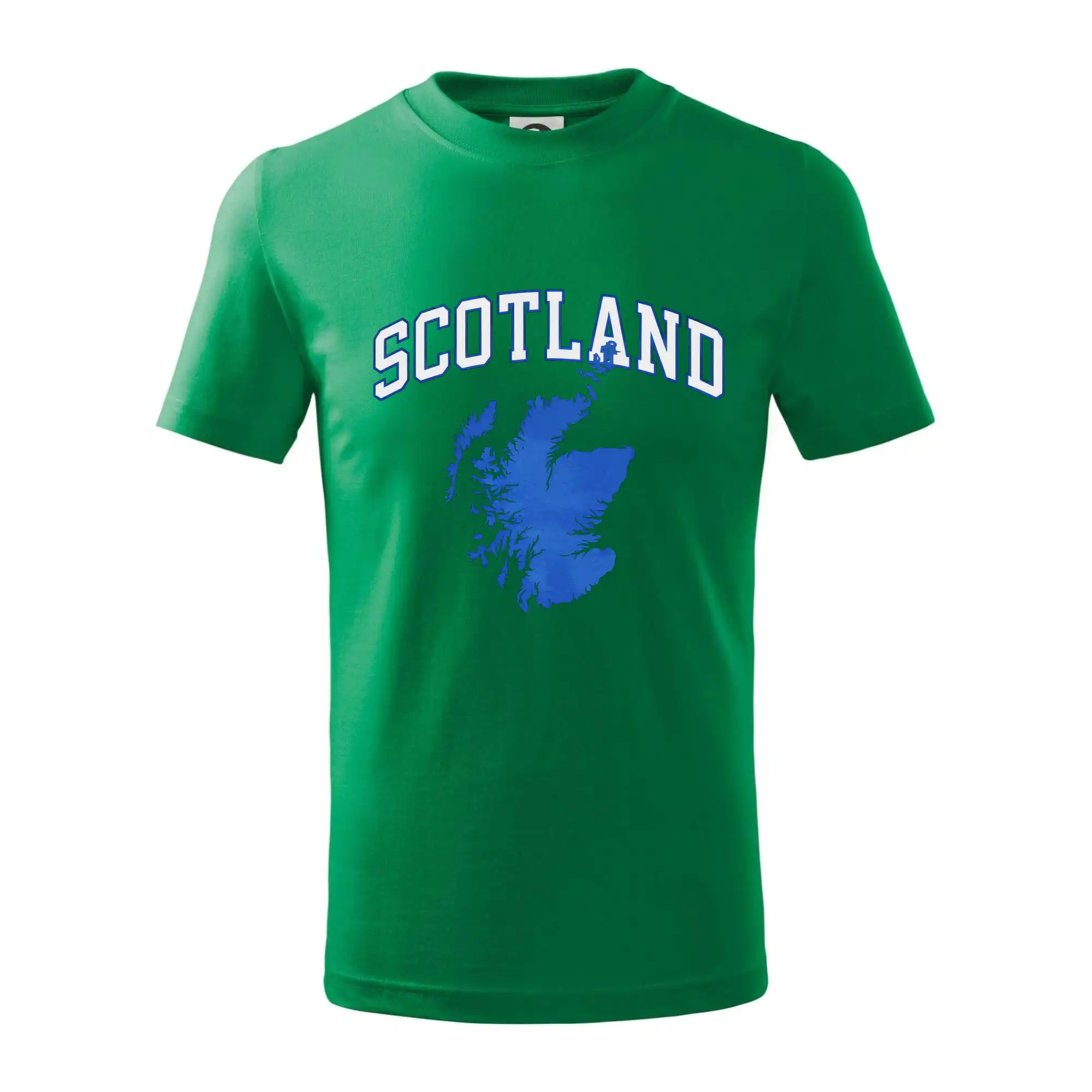 Scotland nápis s mapou