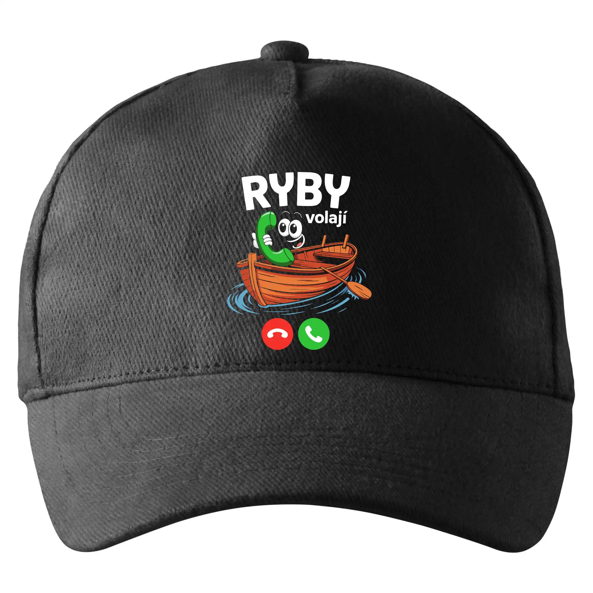Karikatura ryby volají