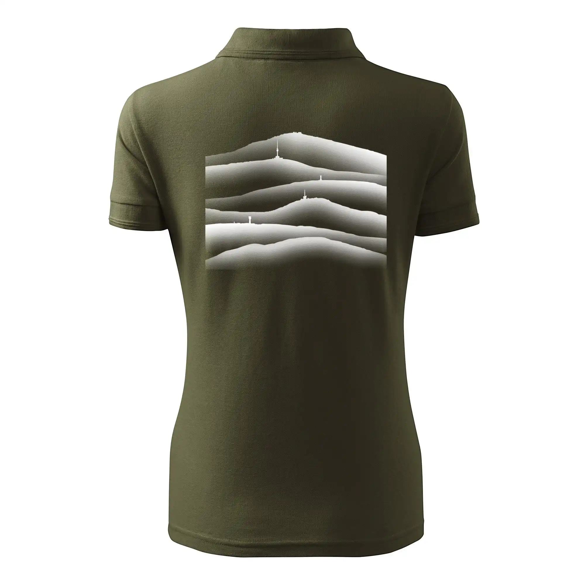 Stínované siluety Českých hor