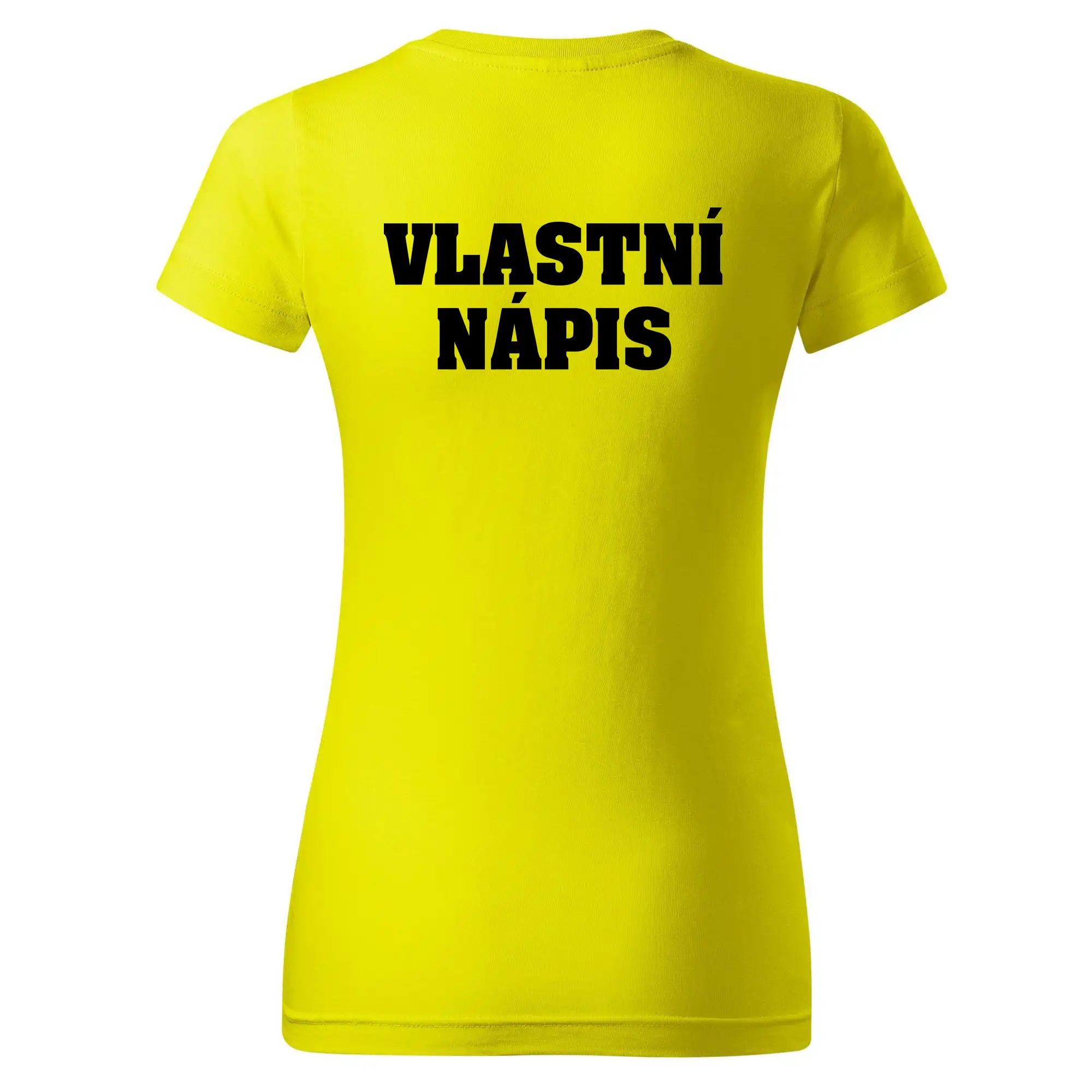 Hvězda života - vlastní nápis vpředu a vzadu