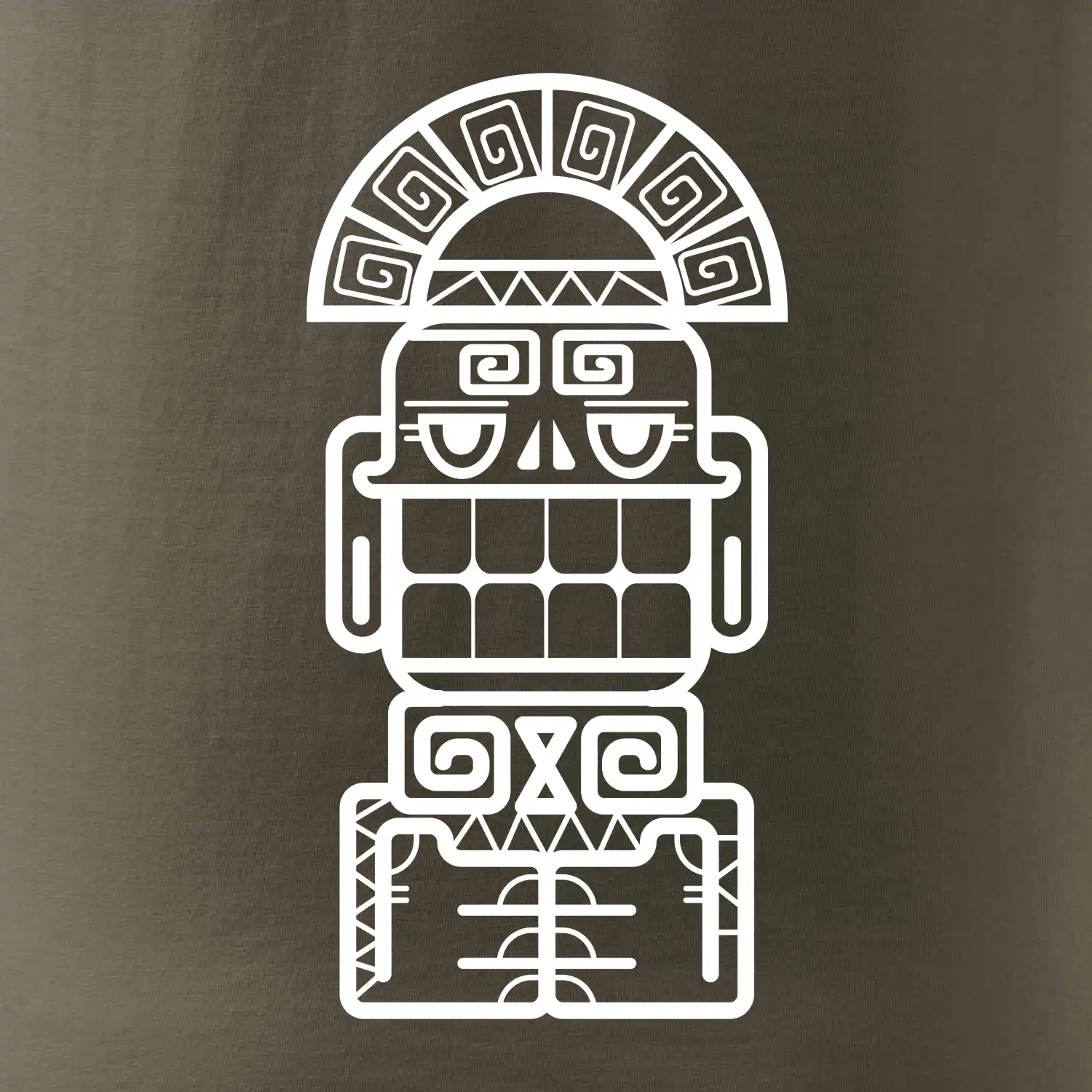 Mayové - socha se zuby