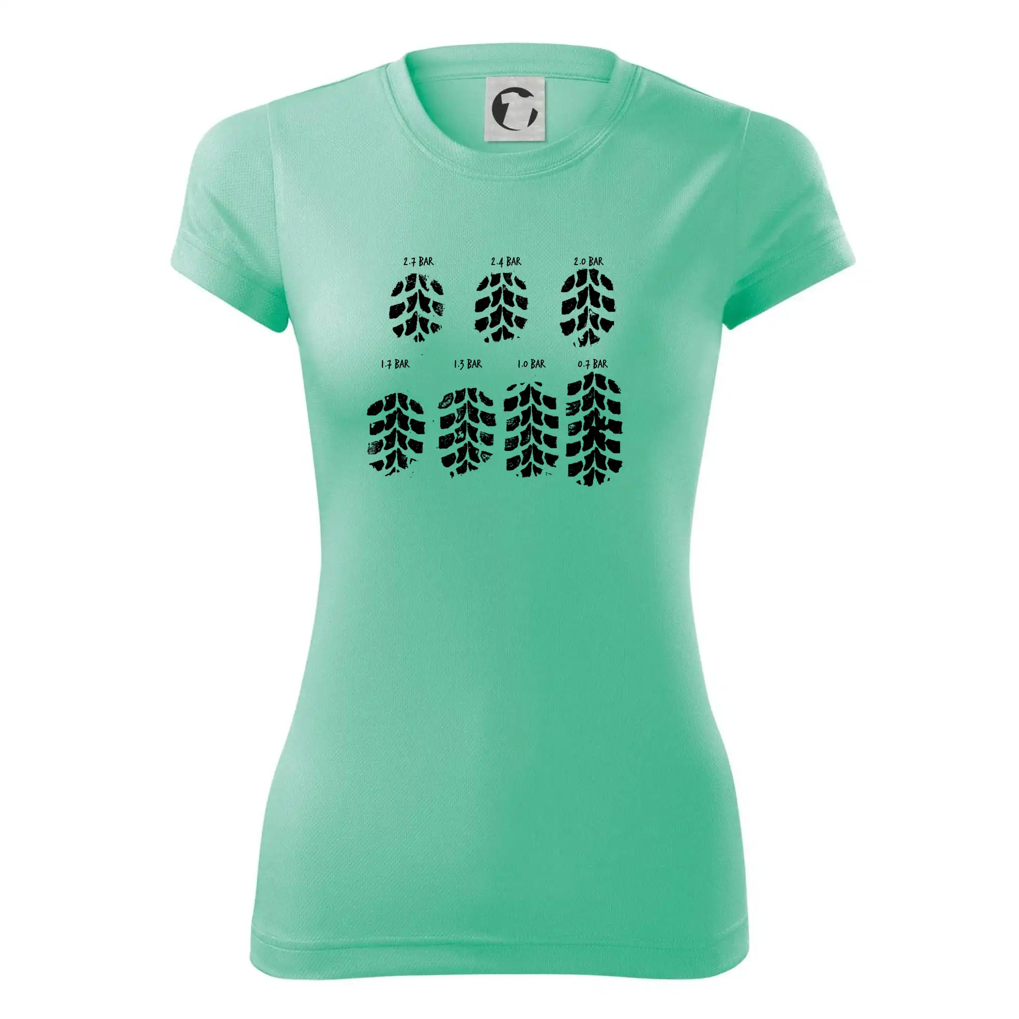 Pneumatiky - obtisk v závislosti na tlaku