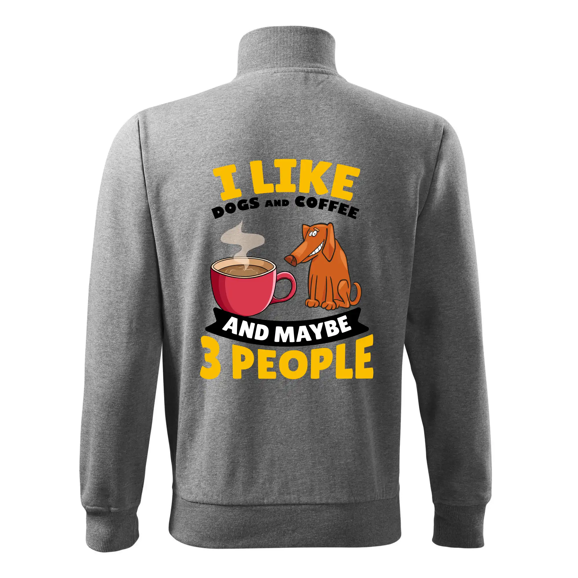 I like dogs and coffee and maybe 3 people