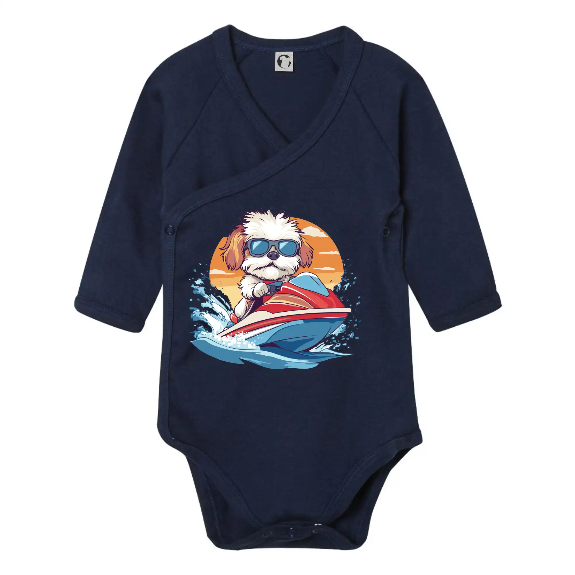 Bišonek na vodním skútru