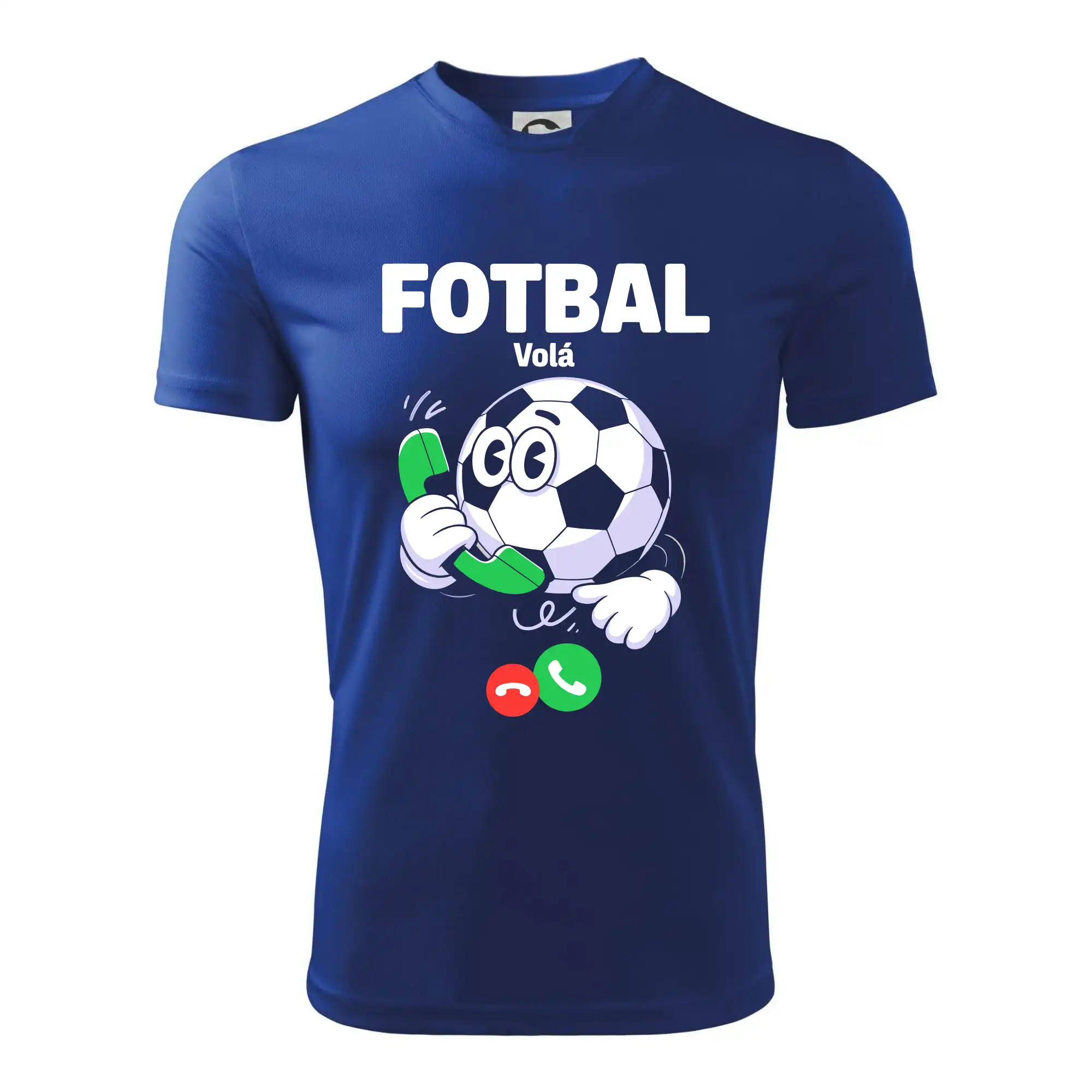 Karikatura fotbal volá