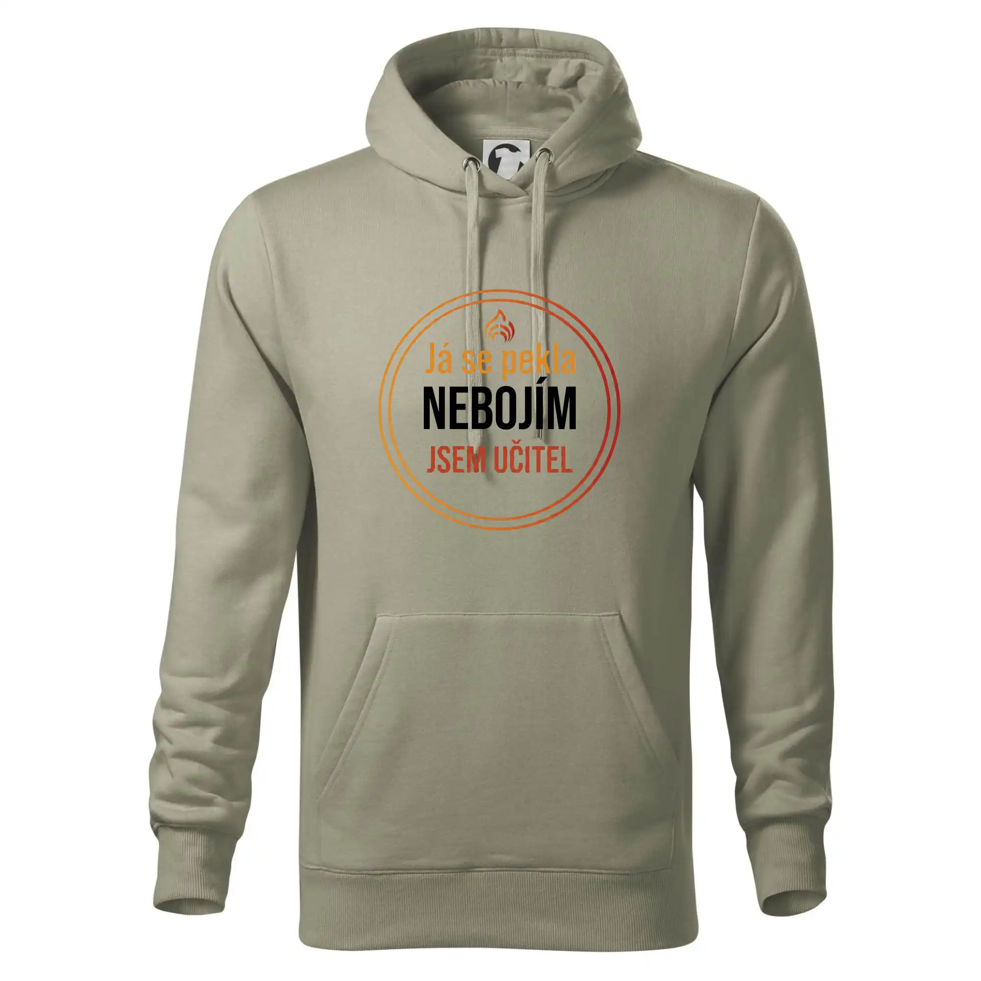 Barevný nápis Já se pekla nebojím, jsem učitel