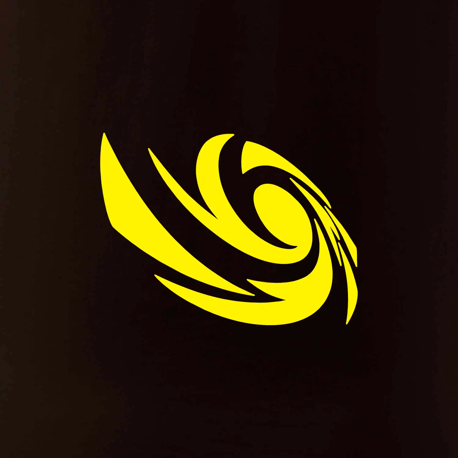 Vortex logo samostatné - žluté