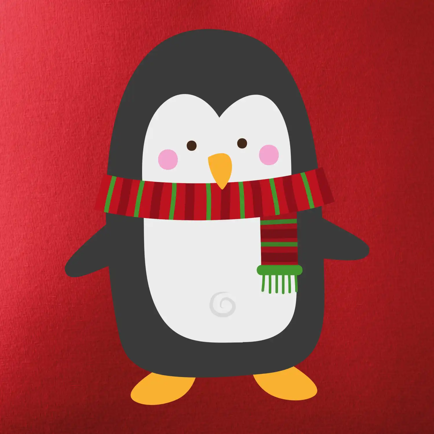 Tučňák se šálou