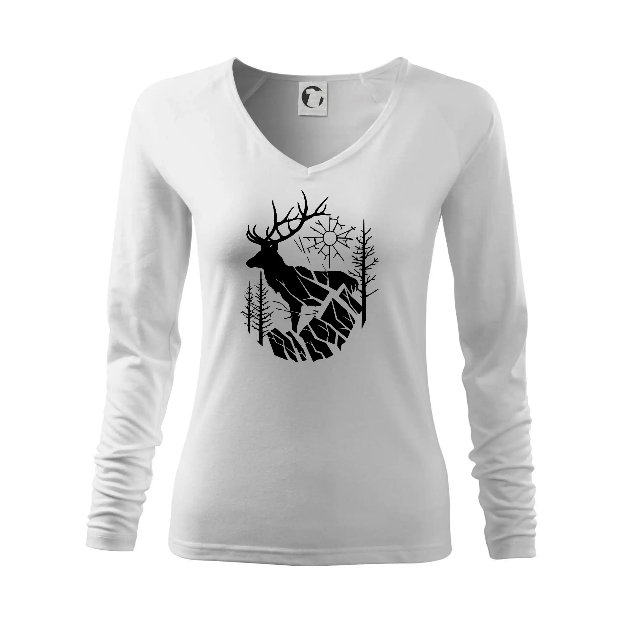 Jelen v lese křivky