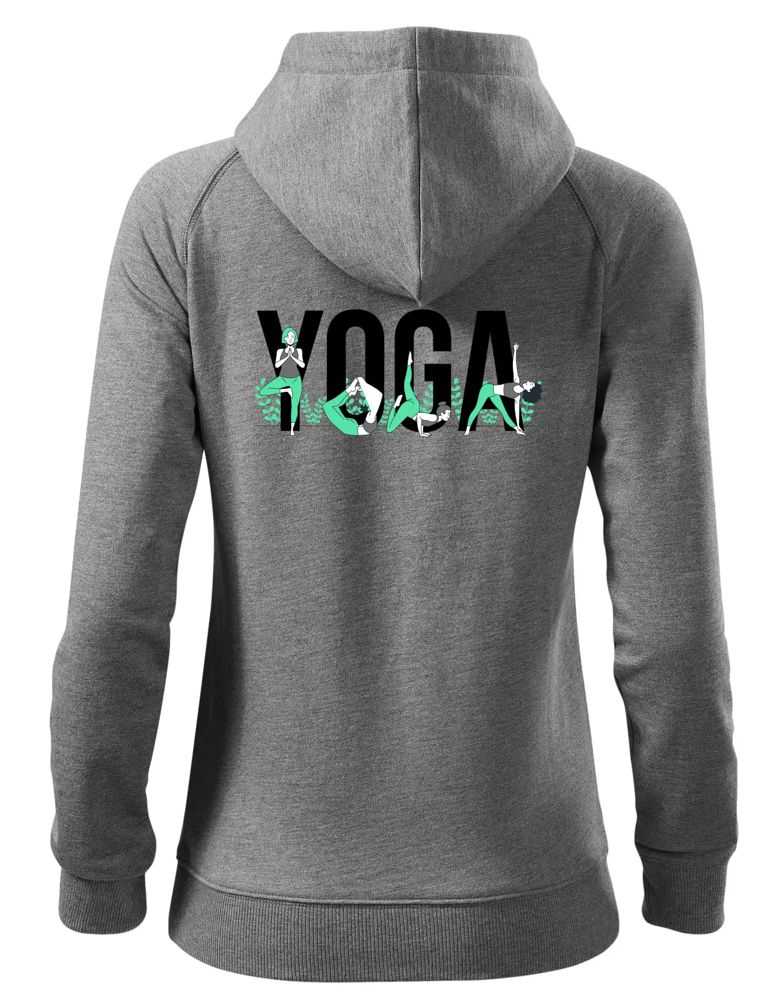 Yoga nápis barevný