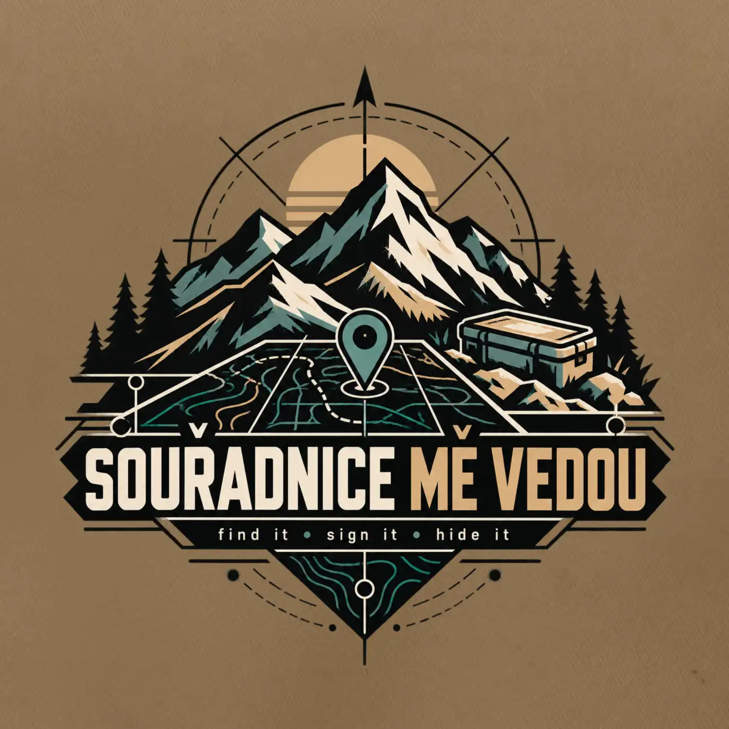 Souřadnice mě vedou horská mapa