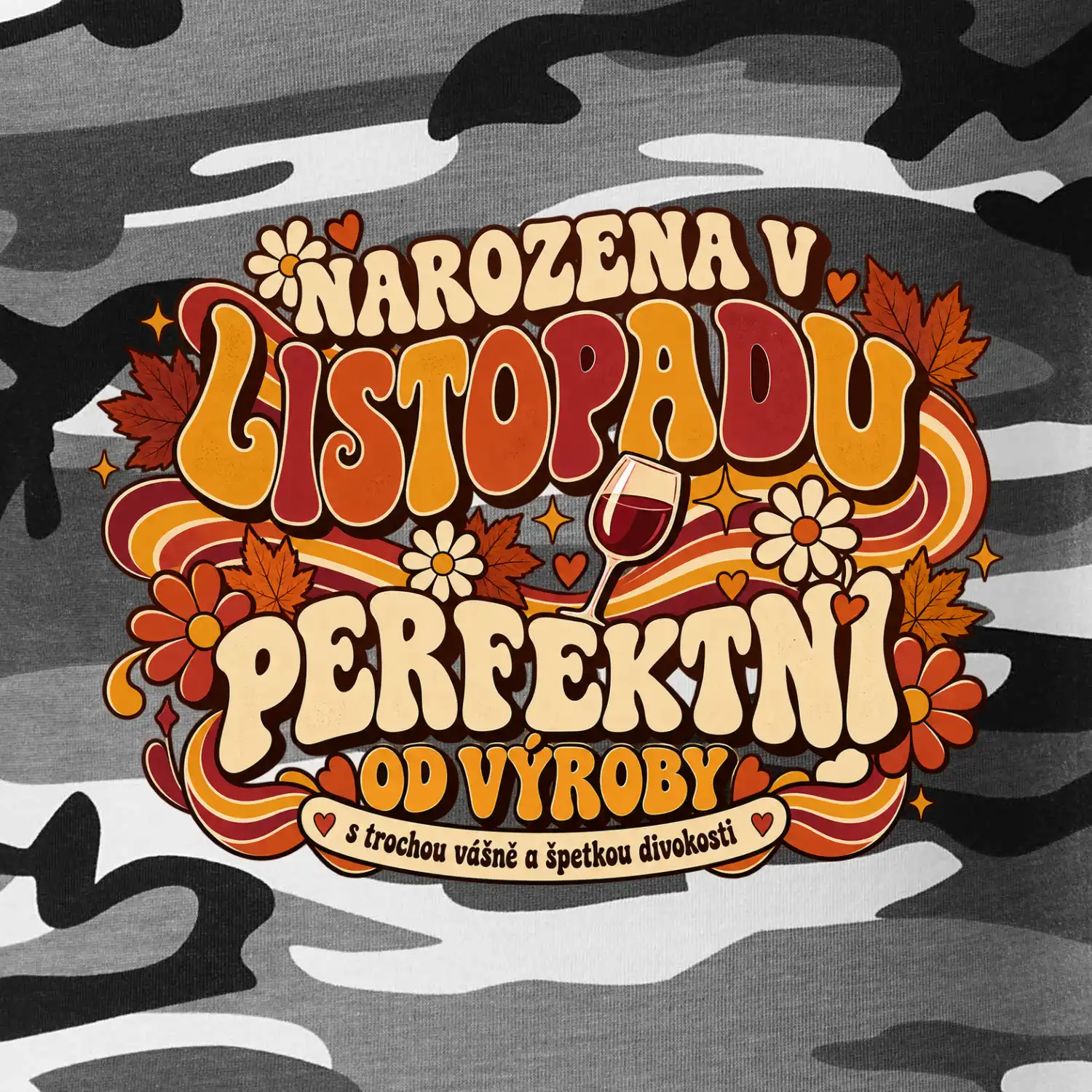 Narozena v listopadu perfektní od výroby retro