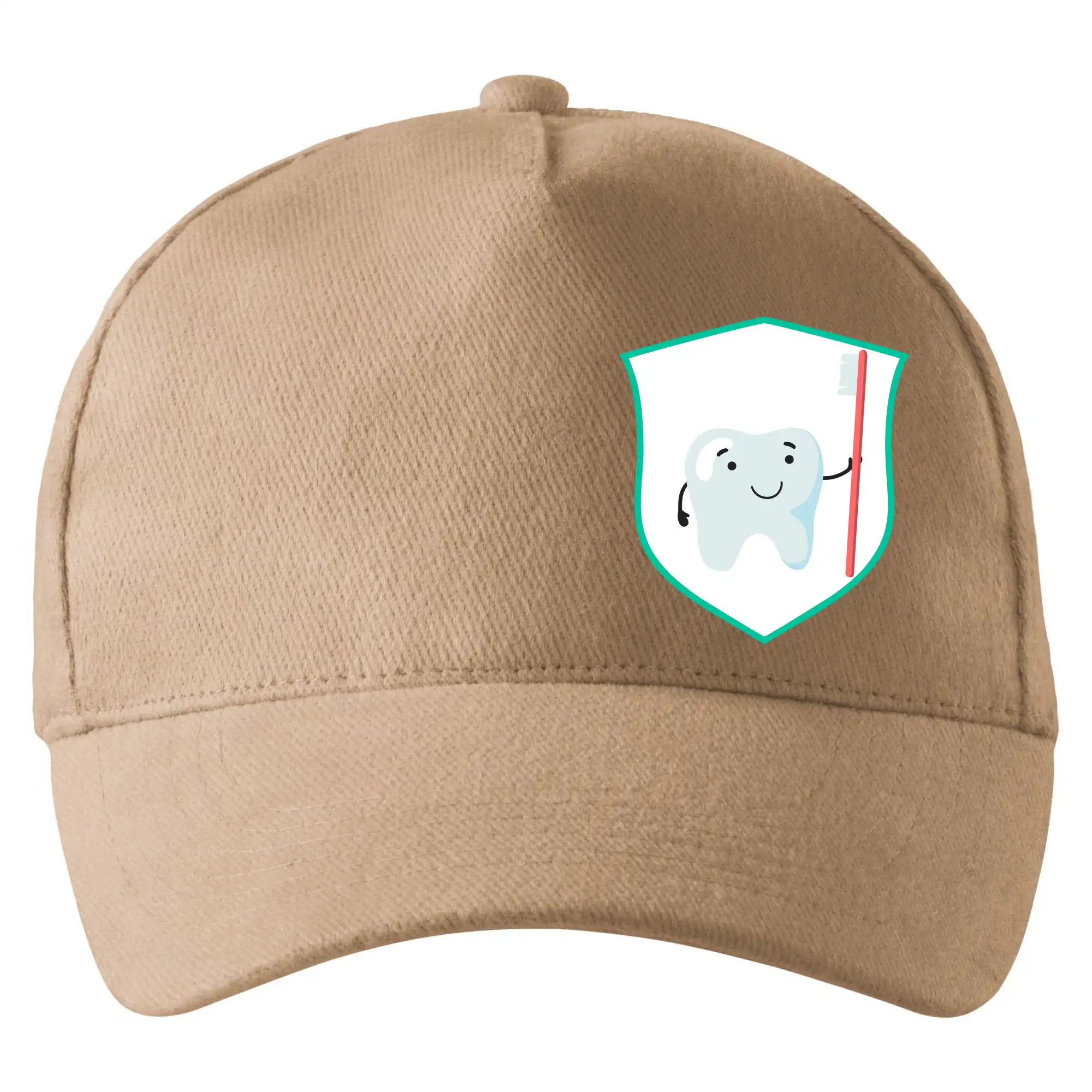 Zoubek na prsu - zubní kartáček