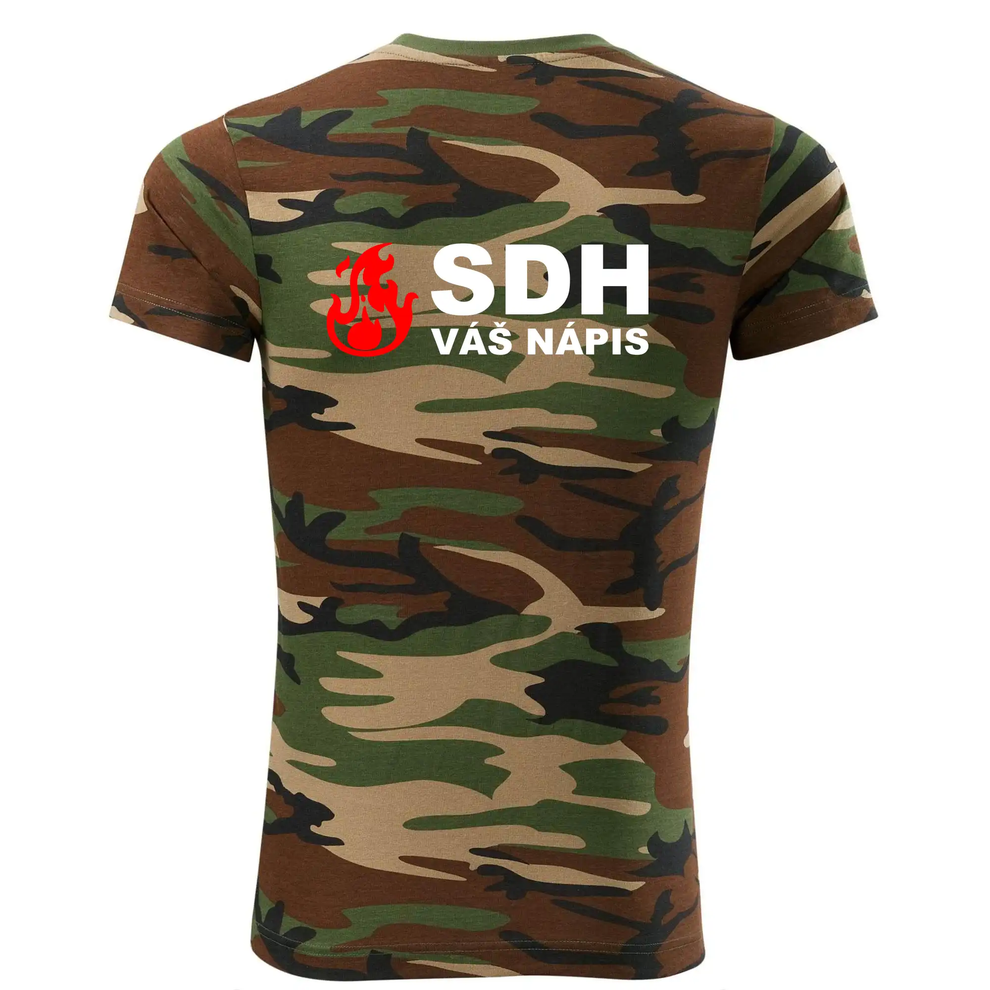 SDH nápis (oheň, firesport, název sboru - vlastní nápis)