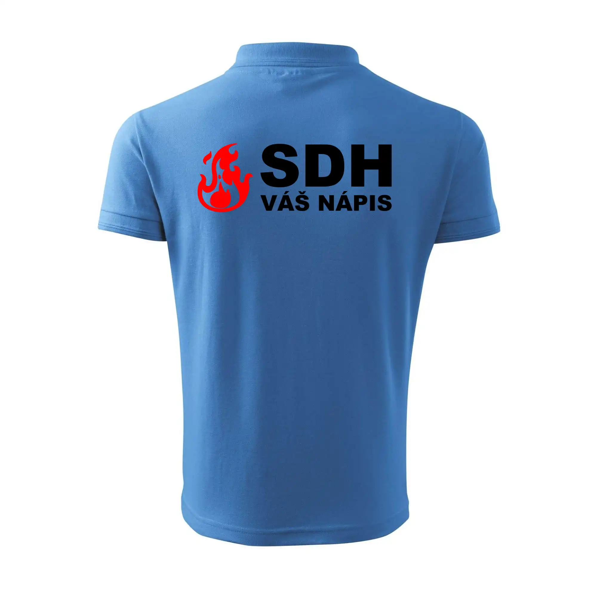 SDH nápis (oheň, firesport, název sboru - vlastní nápis)