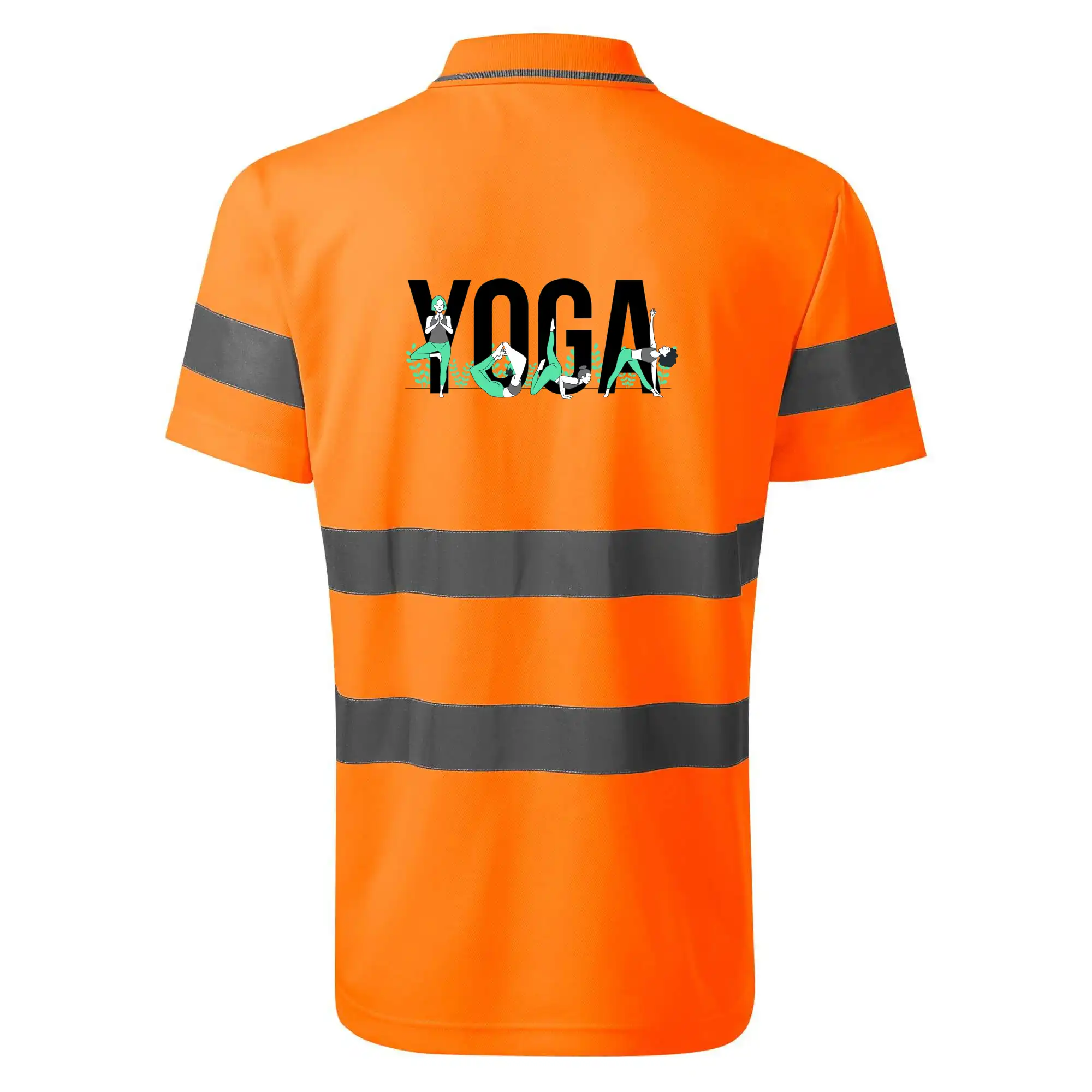 Yoga nápis barevný