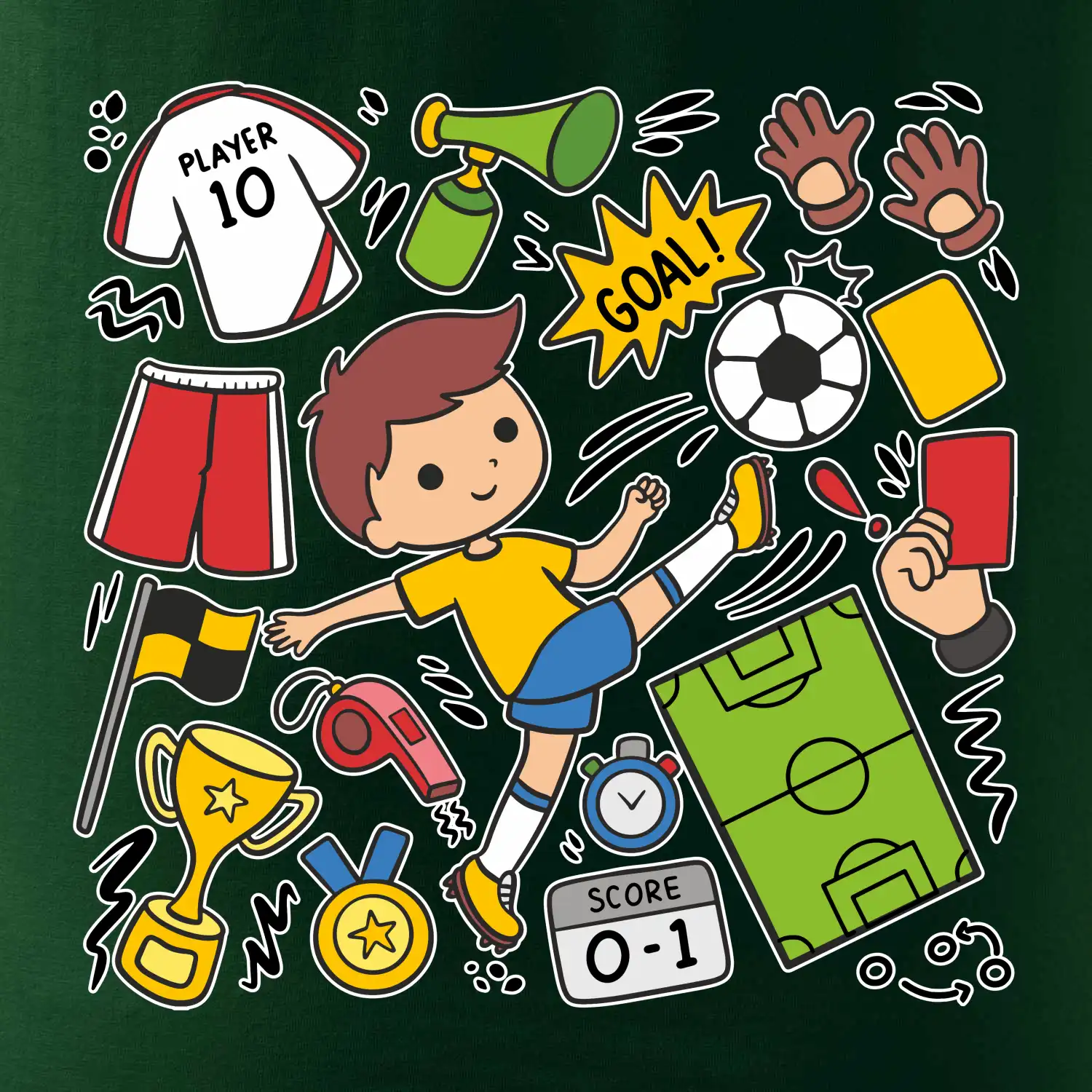 Malý fotbalista ikony