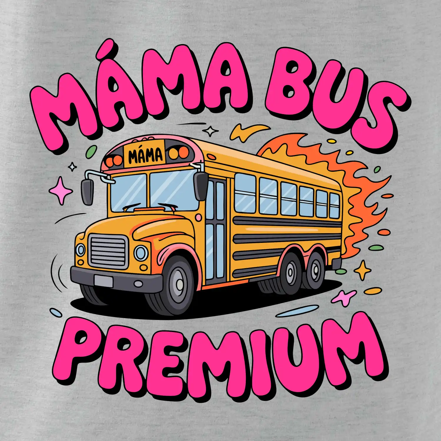 Kreslený Máma bus premium