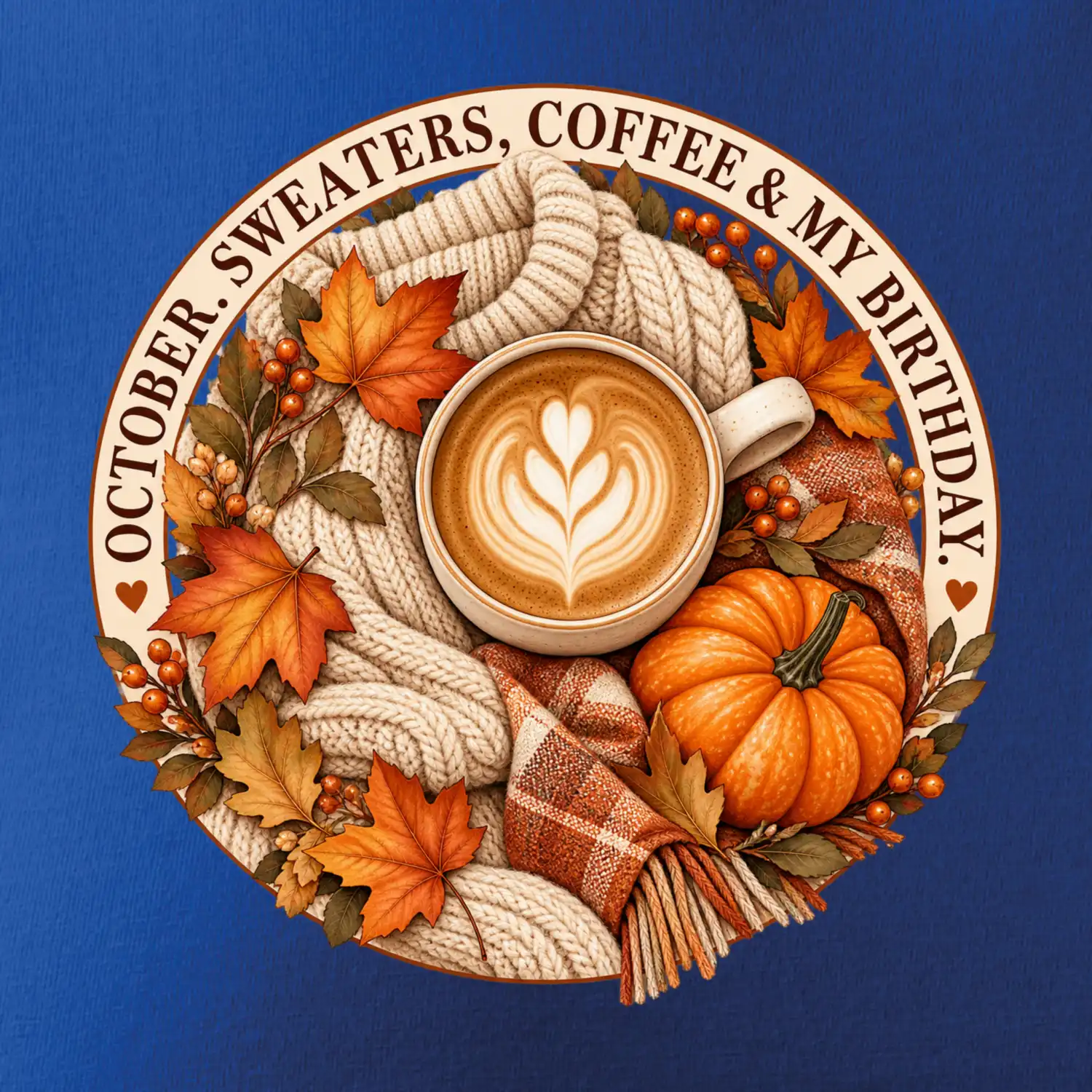 October sweaters coffee my birthday podzimní káva a svetr