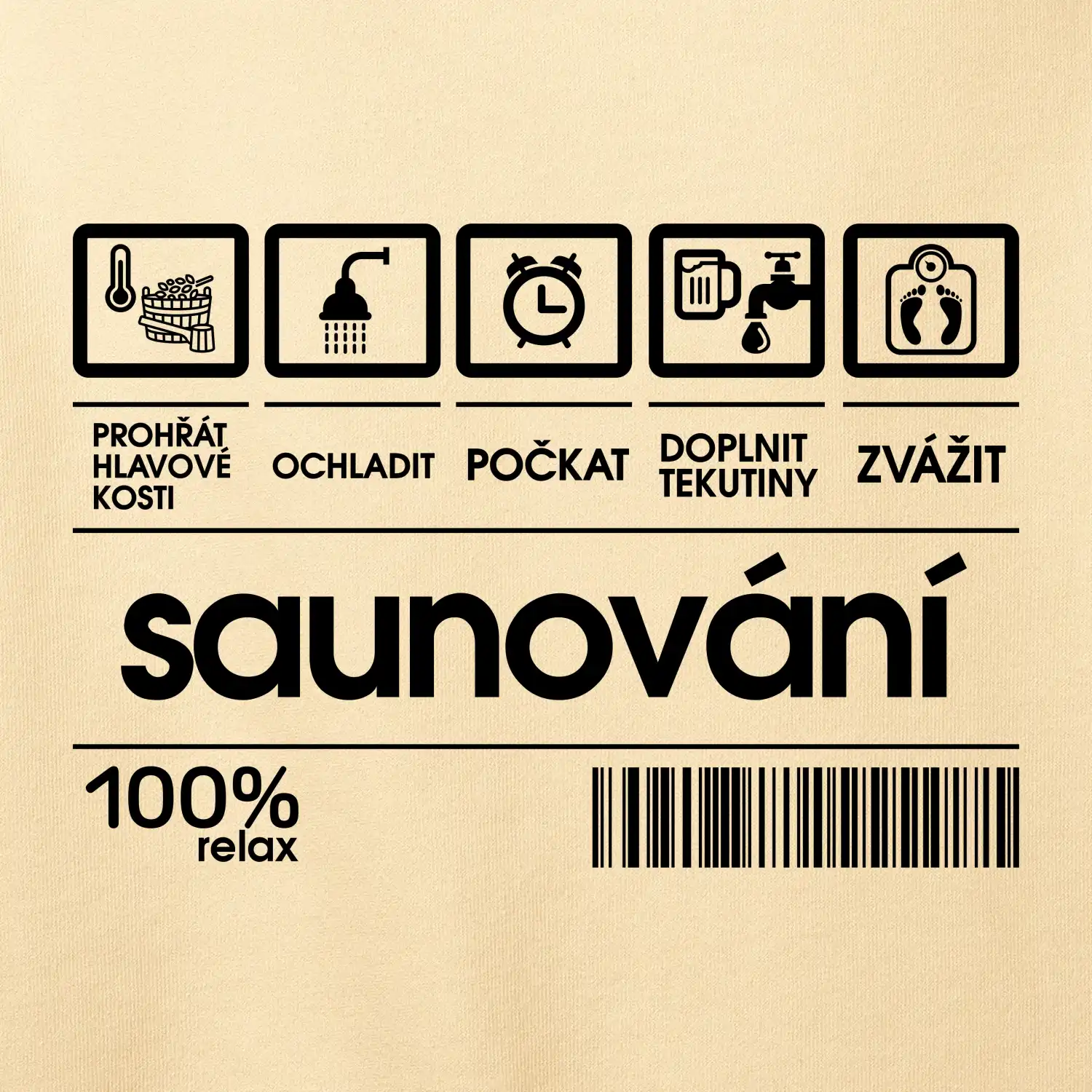 Čárový kód - sauna