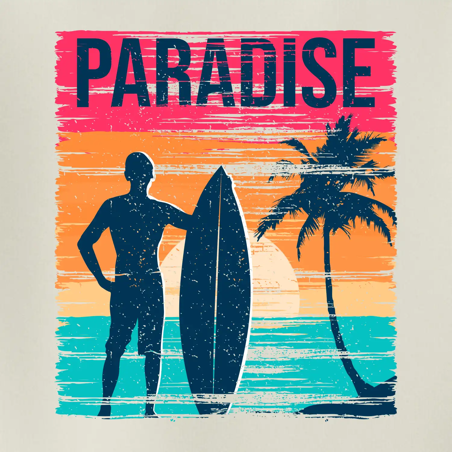 Paradise - barevný čtverec