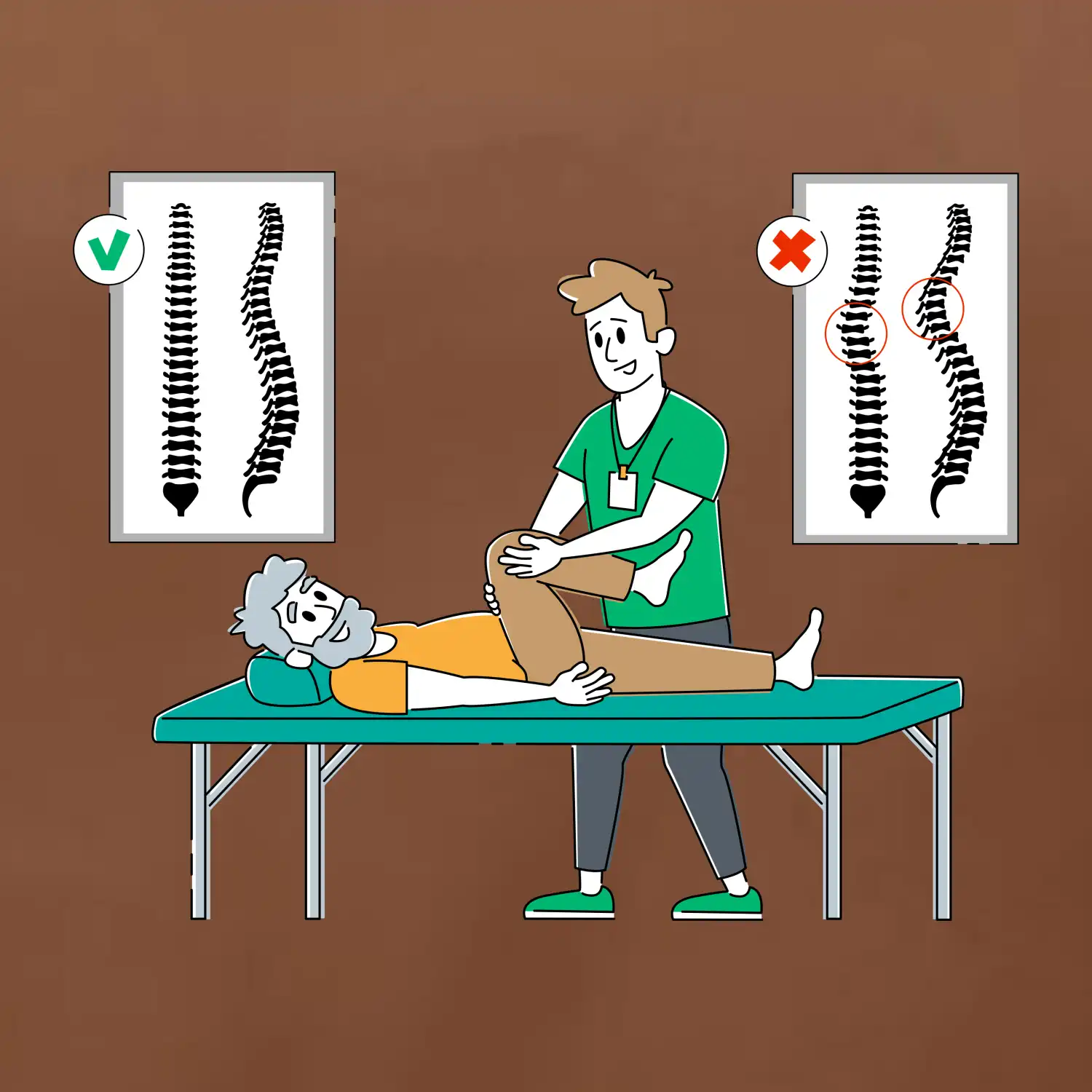 Fyziologické zakřivení páteře