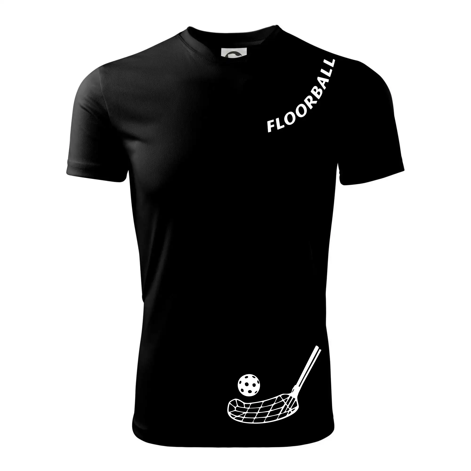 Floorball nápis šikmo