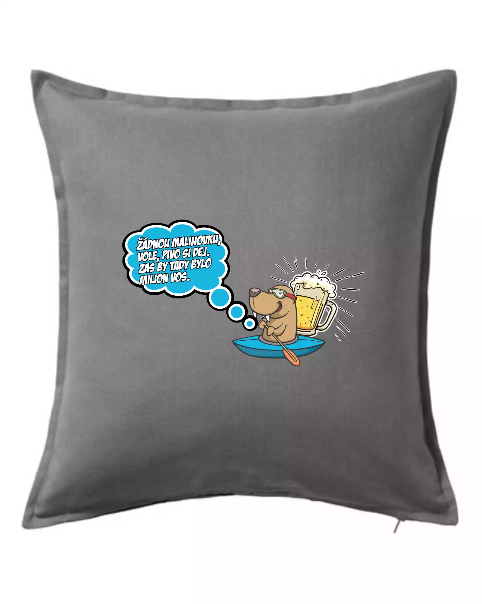 Žádnou malinovku, ale pivo