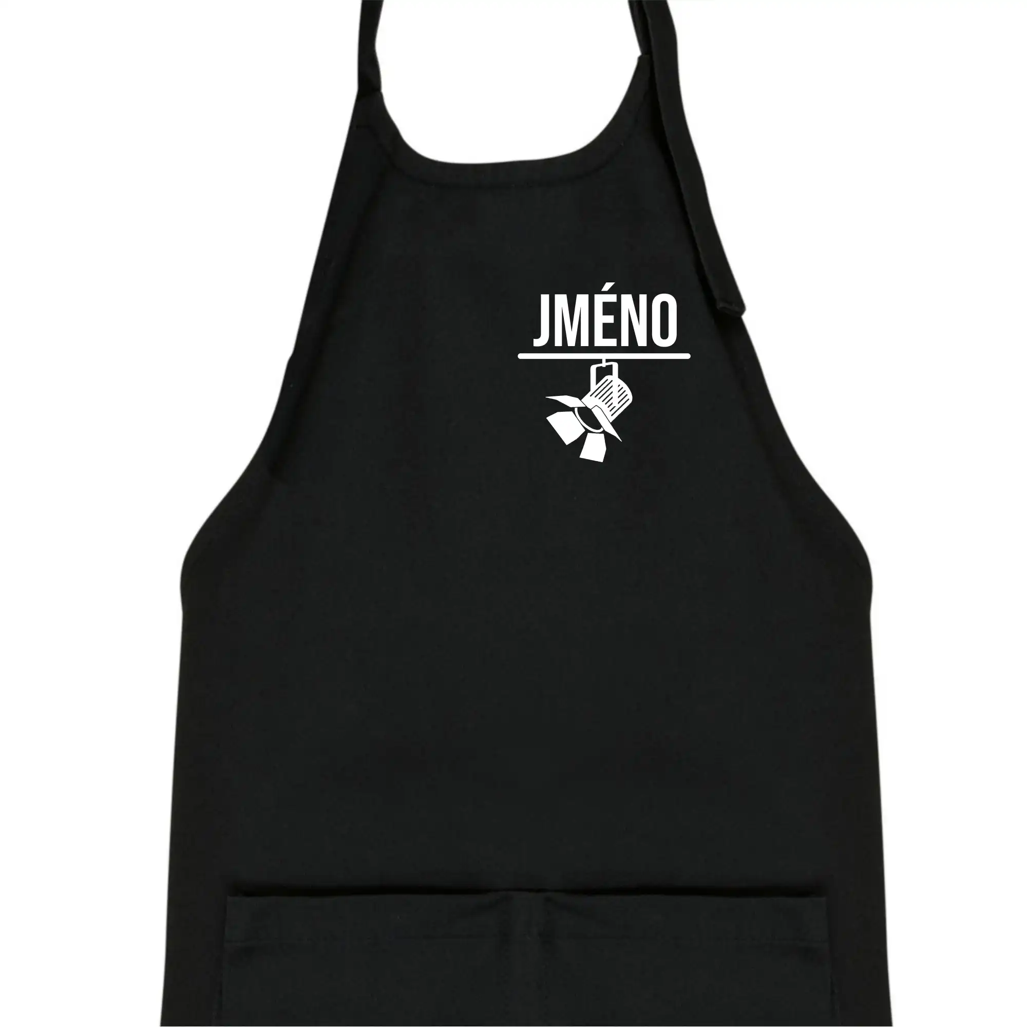 Jméno a nápis na zádech - stage crew