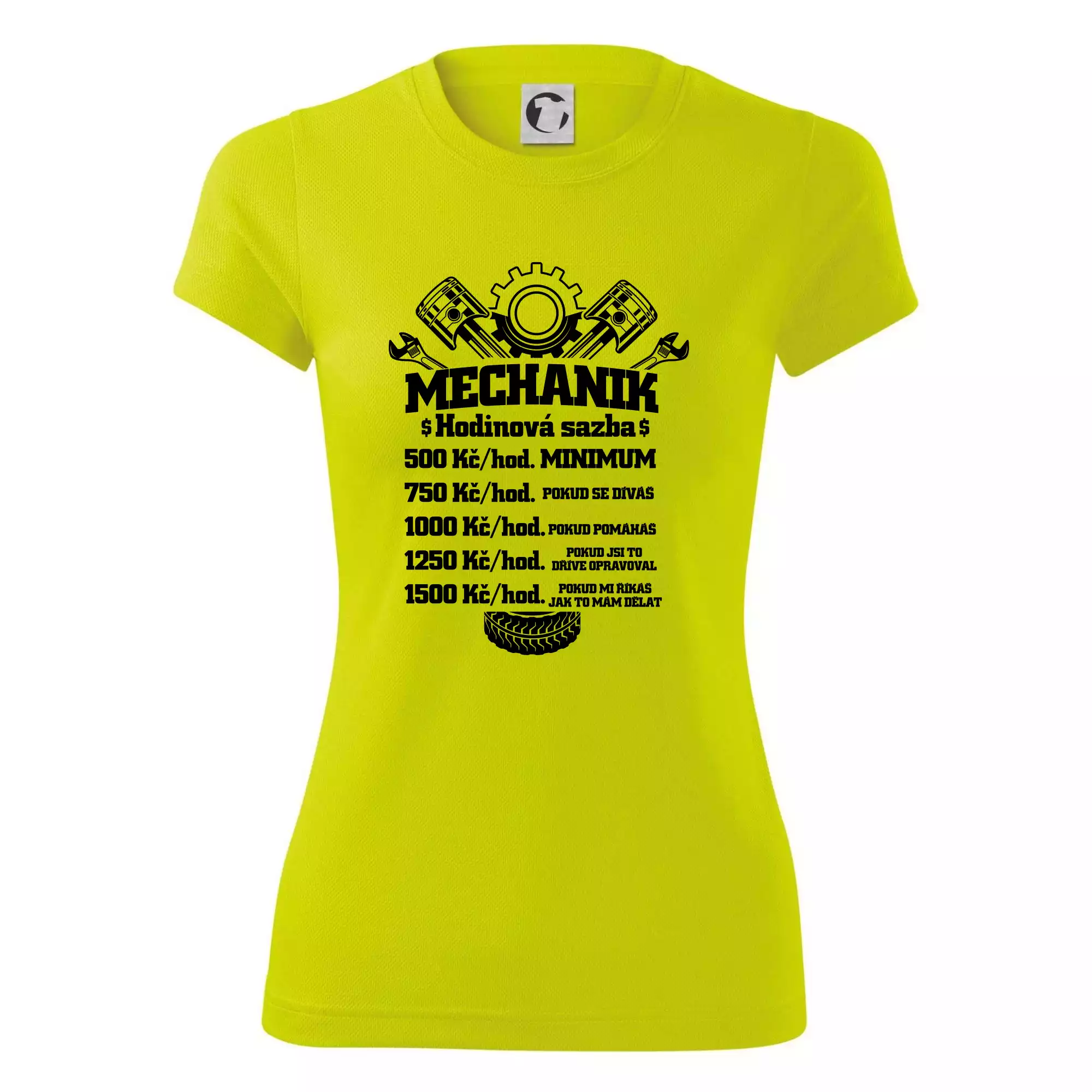 Mechanik - hodinová sazba