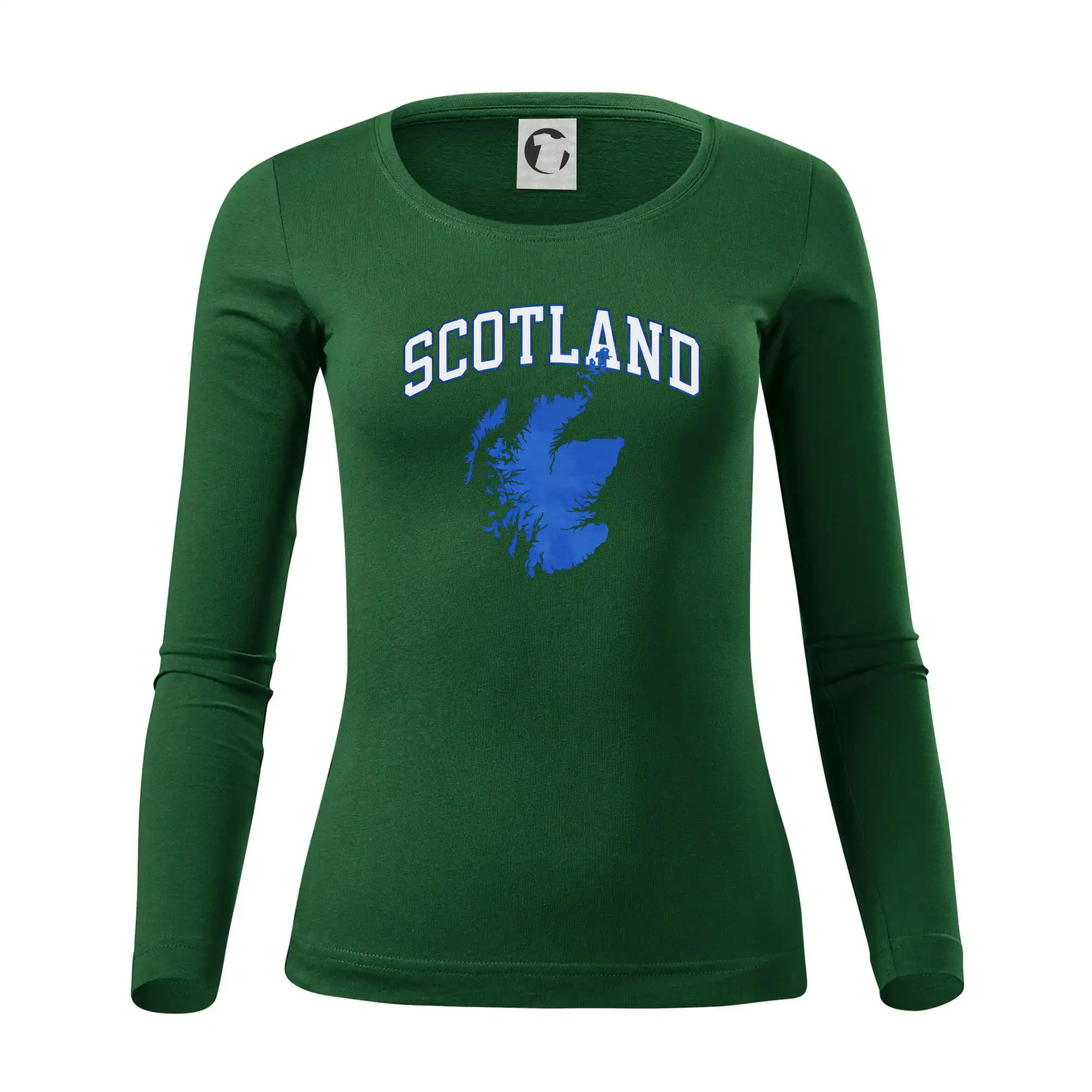 Scotland nápis s mapou