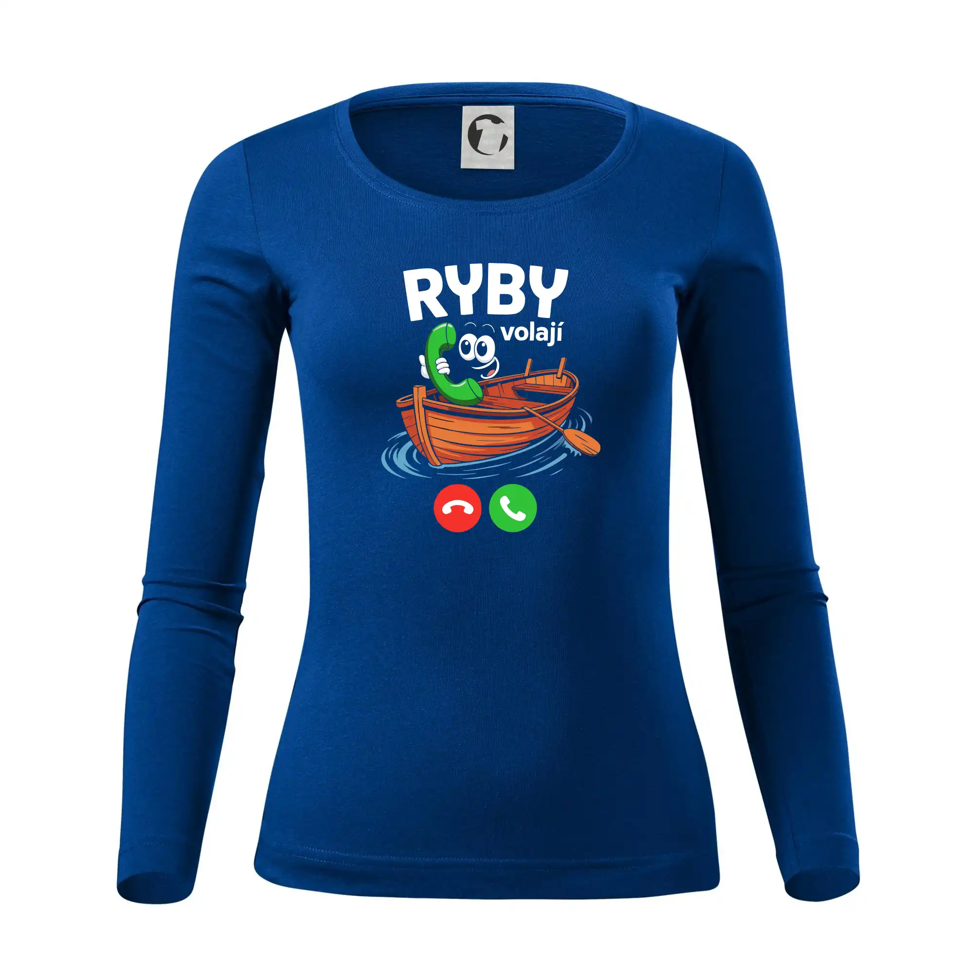 Karikatura ryby volají