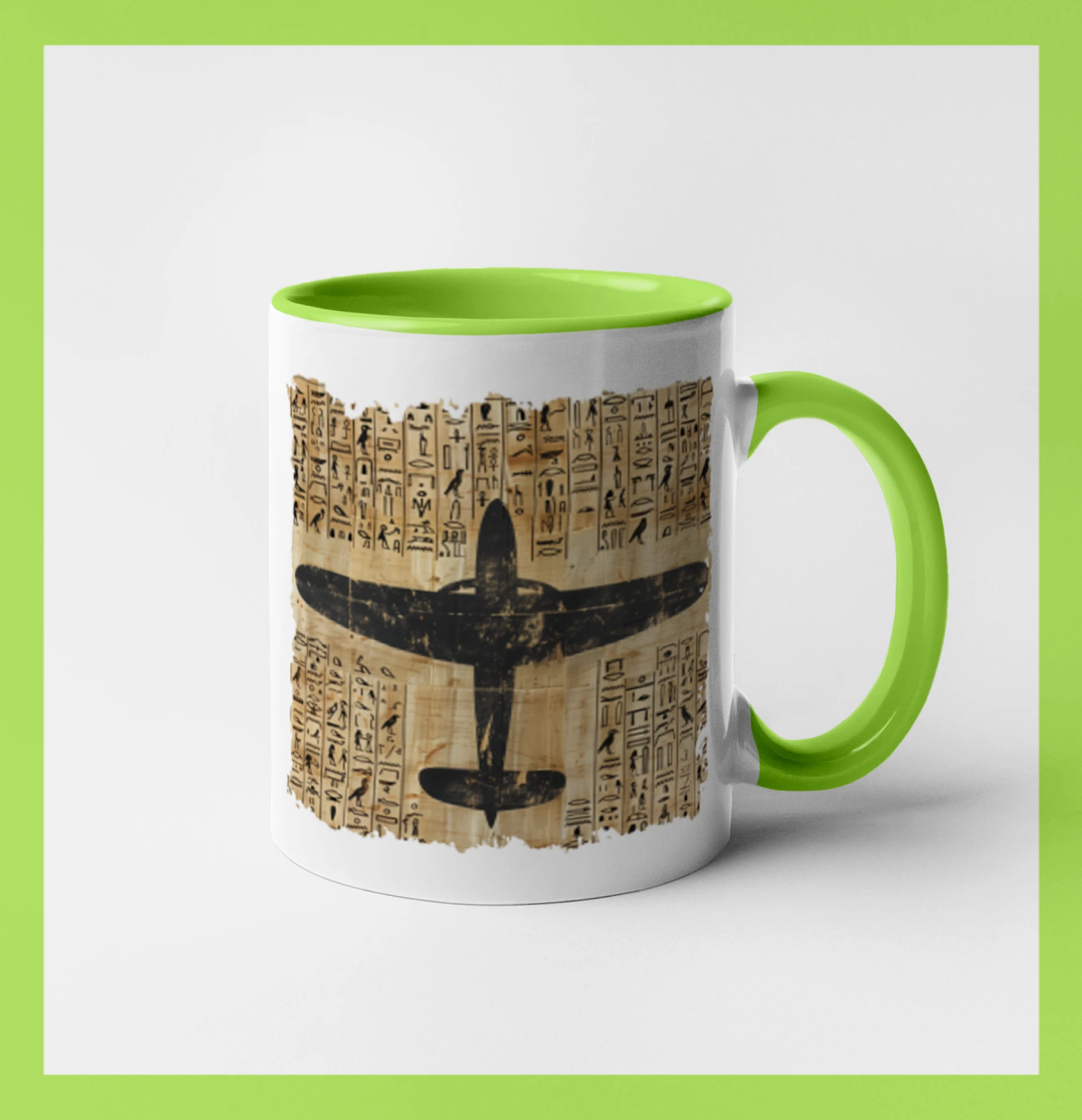 Egyptské hieroglyfy letadlo
