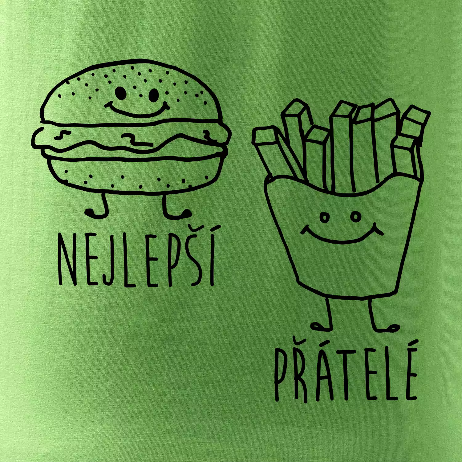 Nejlepší přátelé - Hamburger a hranolky