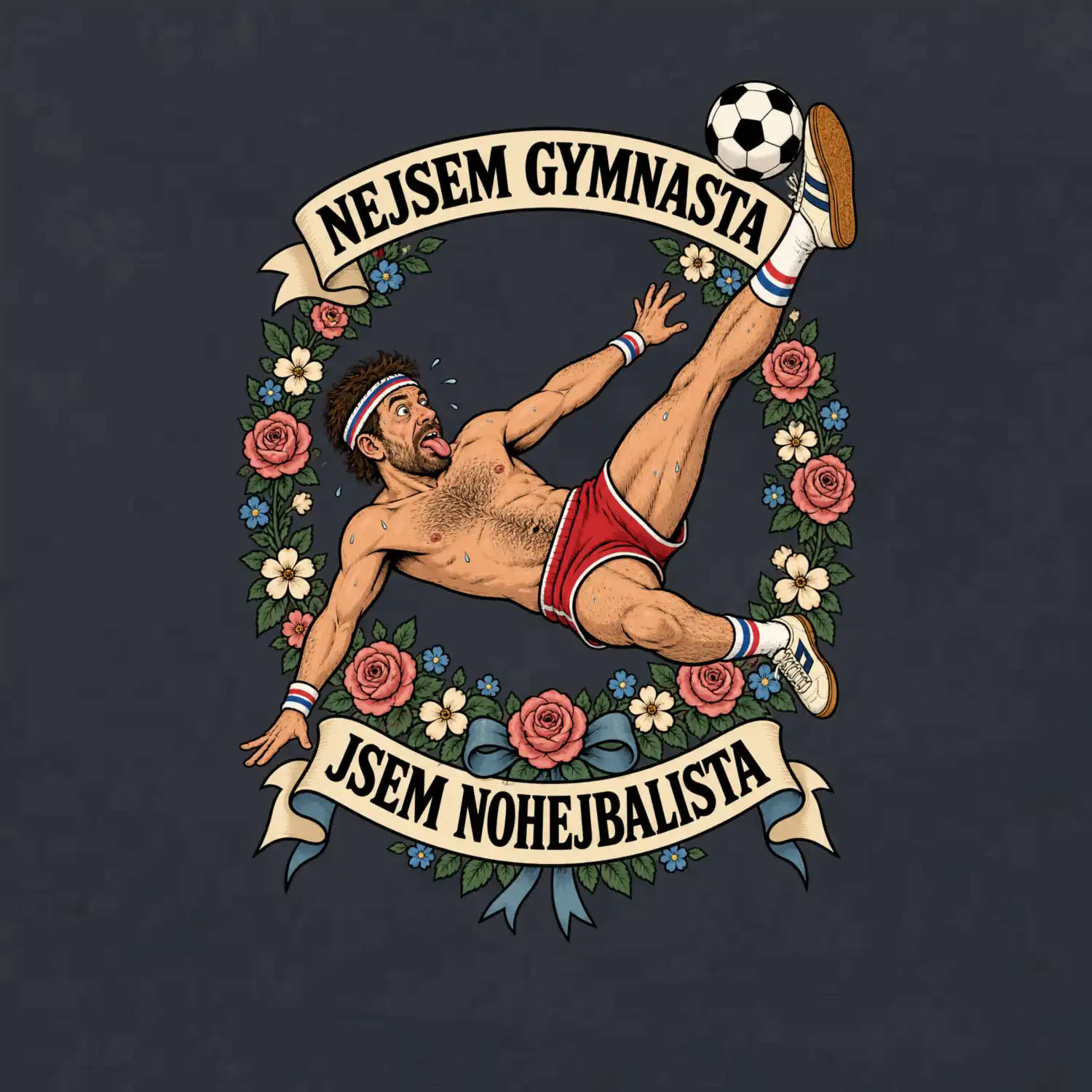 Nejsem gymnasta jsem nohejbalista