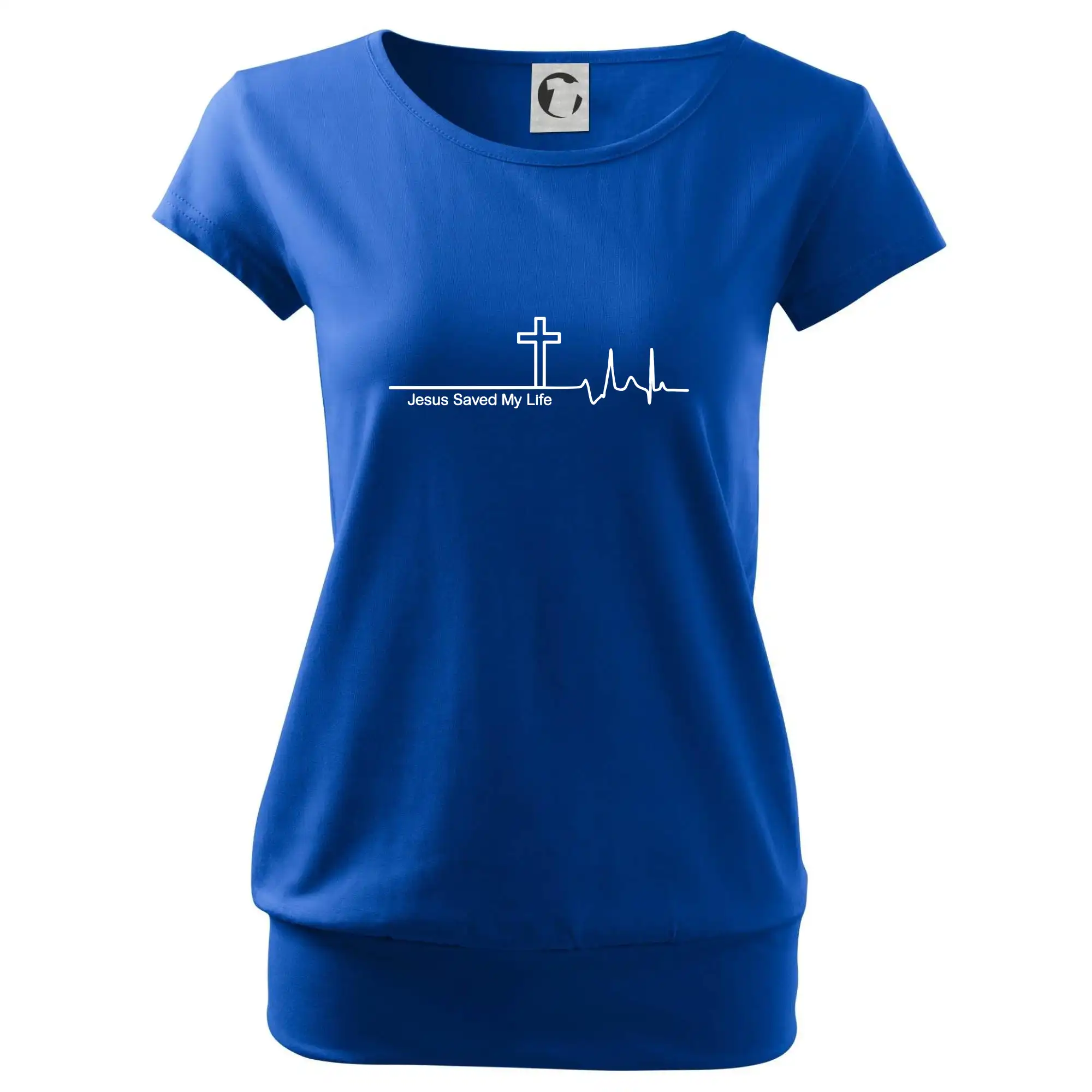 Jesus Saved My Life kříž ekg